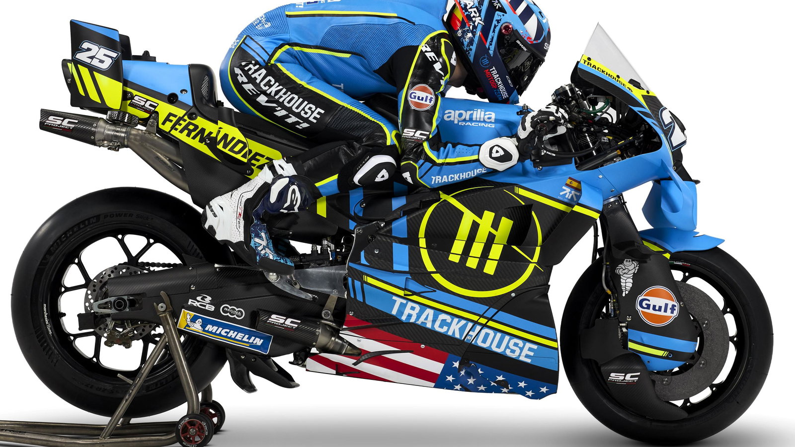 Raul Fernandez in 2026 Trackhouse colours.