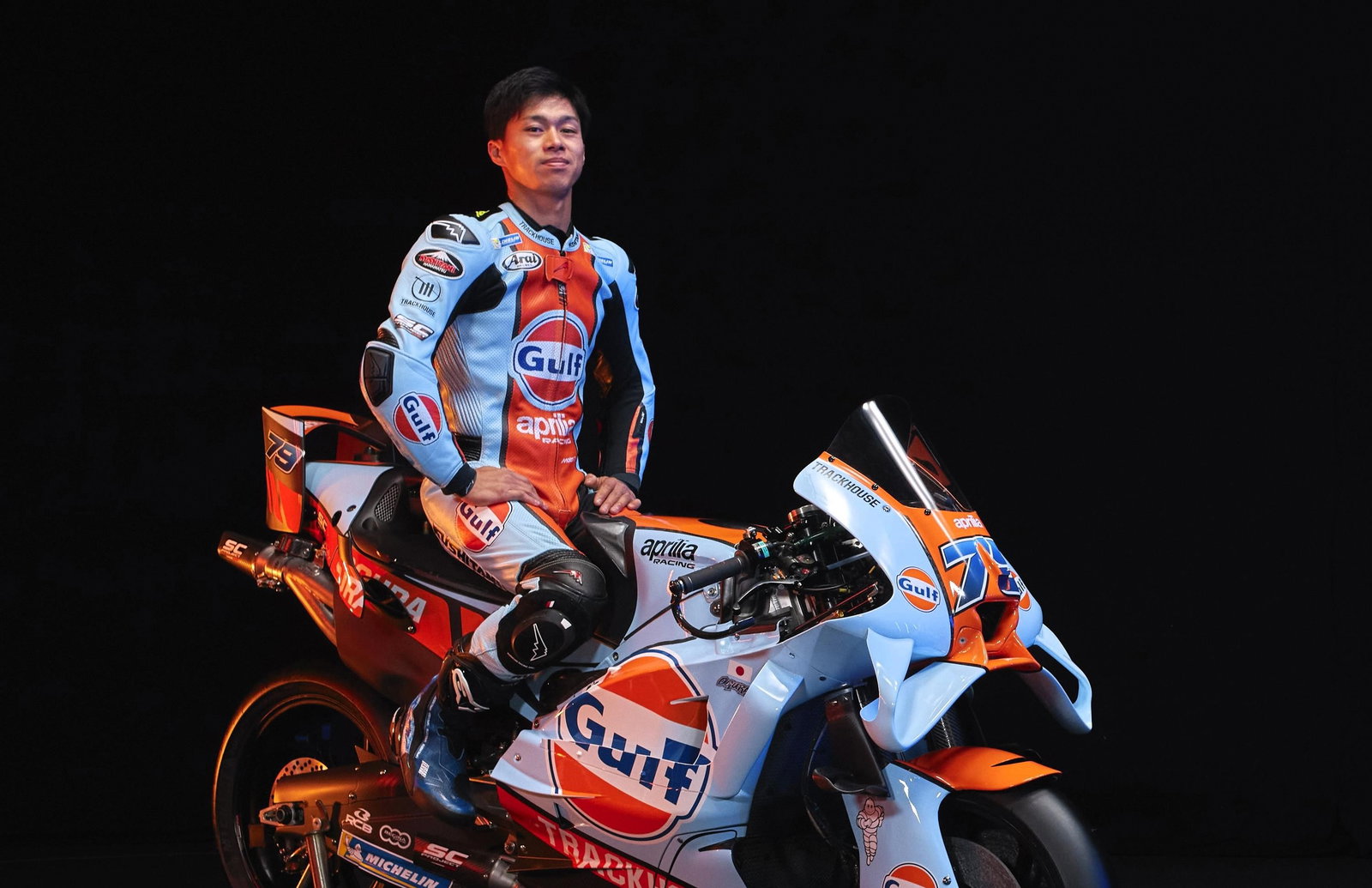 Ai Ogura in 2026 Gulf Trackhouse livery.