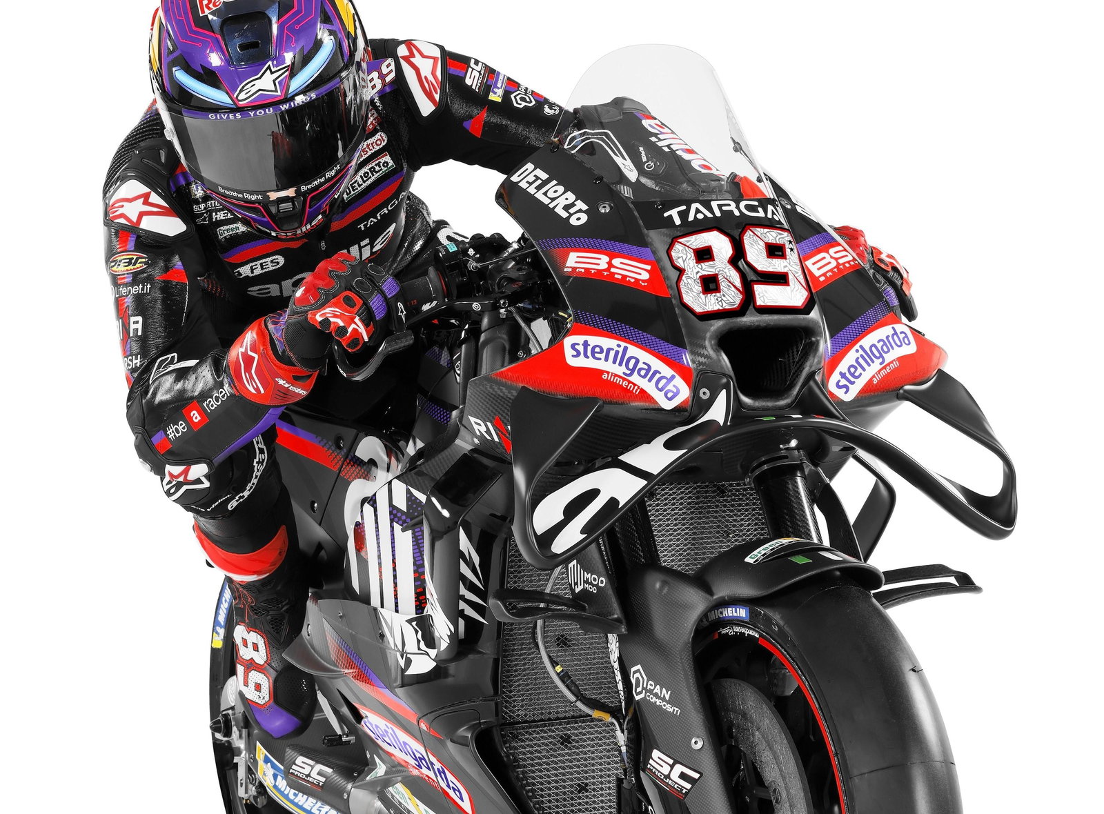 Jorge Martin, back with his #89 for the 2026 MotoGP season.