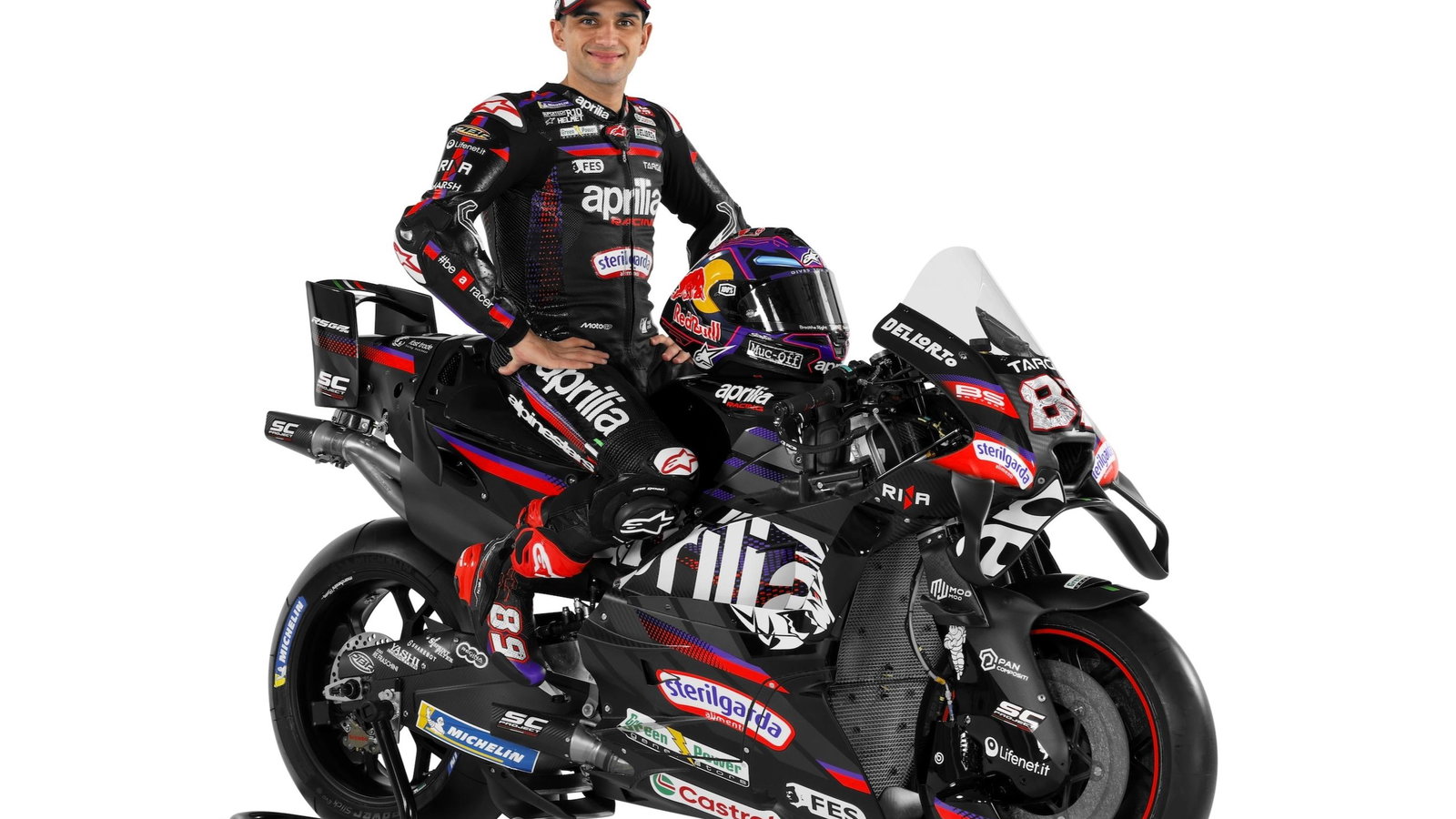 Jorge Martin, 2026 Aprilia launch.