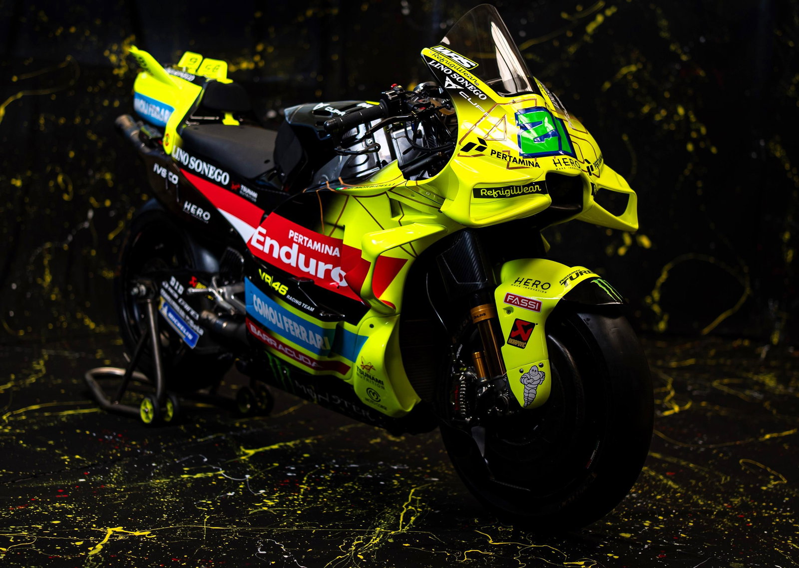 Franco Morbidelli's VR46 Ducati livery for 2026.