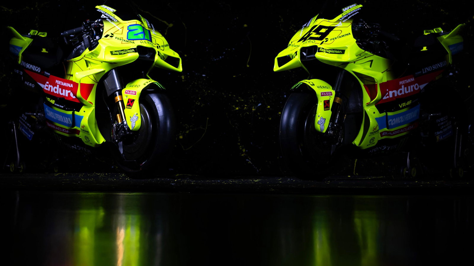 2026 Pertamina VR46 Racing Ducatis.