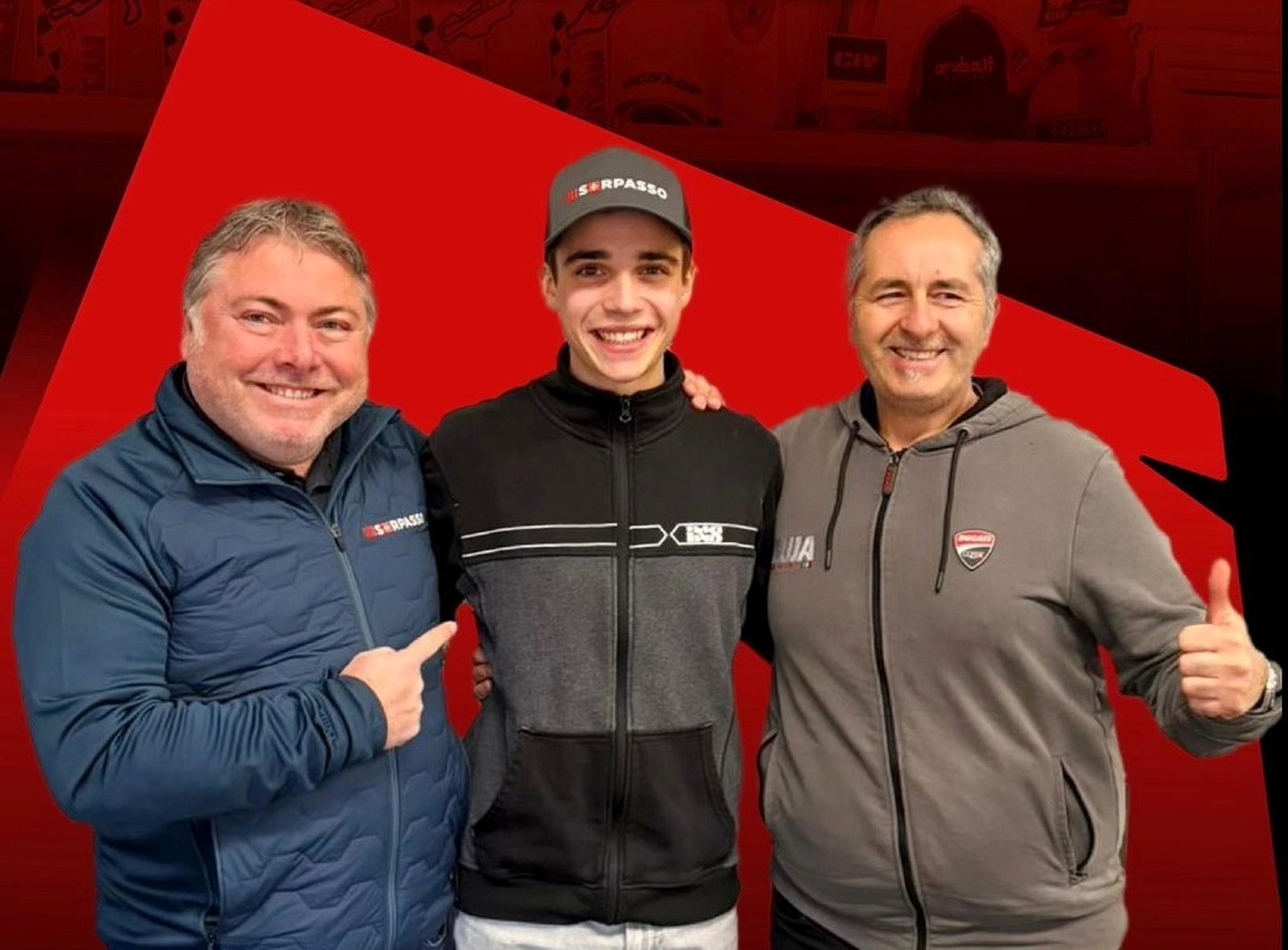 Noah Dettwiler signs for Kuya Racing (pic: Kuja Racing)