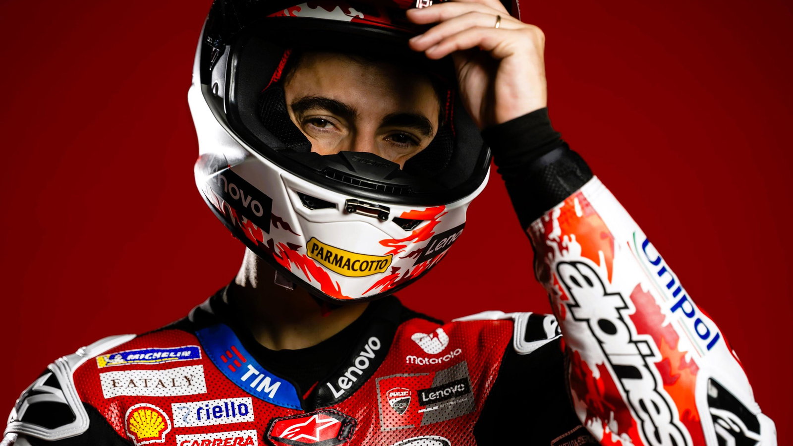 Francesco Bagnaia, 2026 Ducati MotoGP launch.