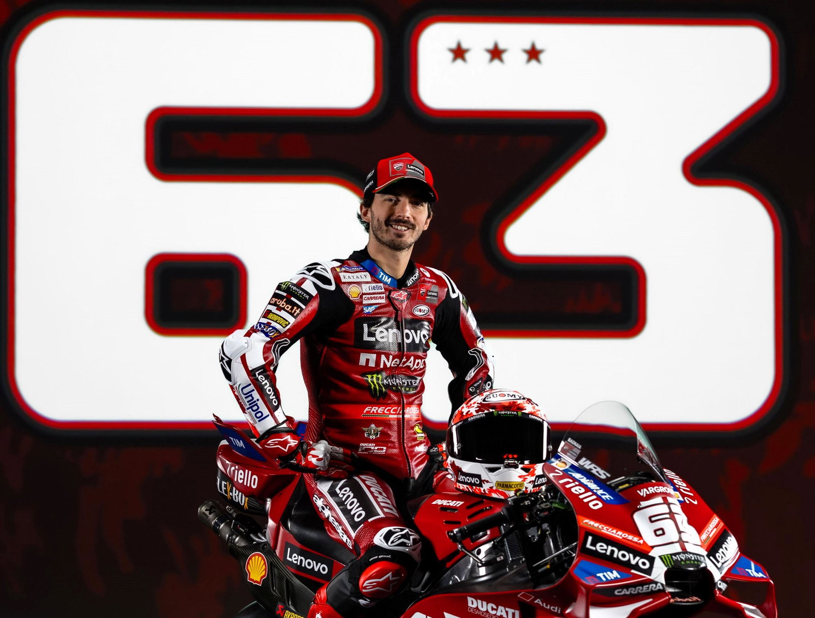 Francesco Bagnaia, 2026 Ducati launch.