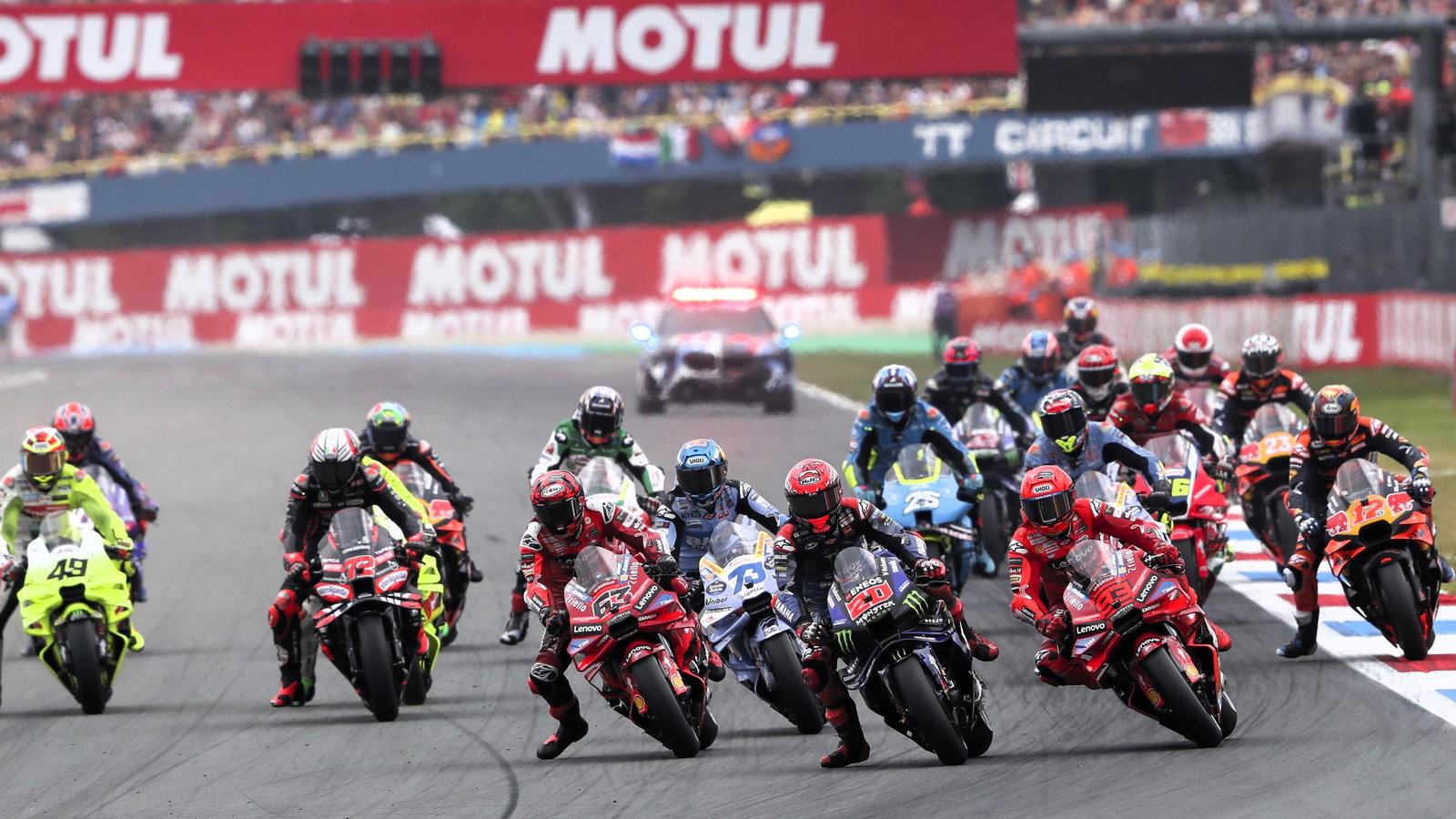 Start, 2025 Dutch MotoGP