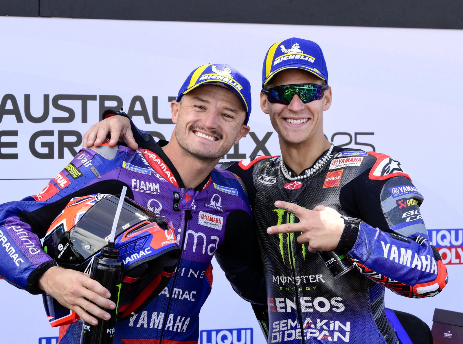Jack Miller, Fabio Quartararo, 2025 Australian MotoGP Qualifying