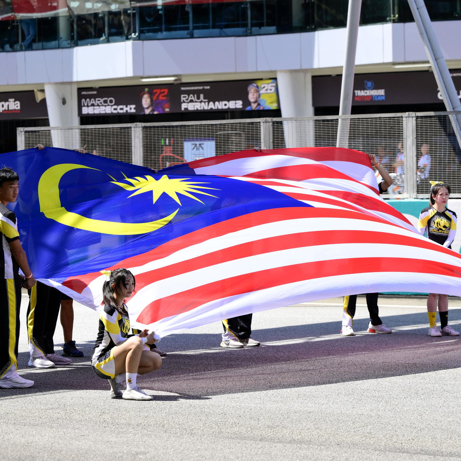 Malaysian flag, 2025 Malaysian MotoGP, Sepang.