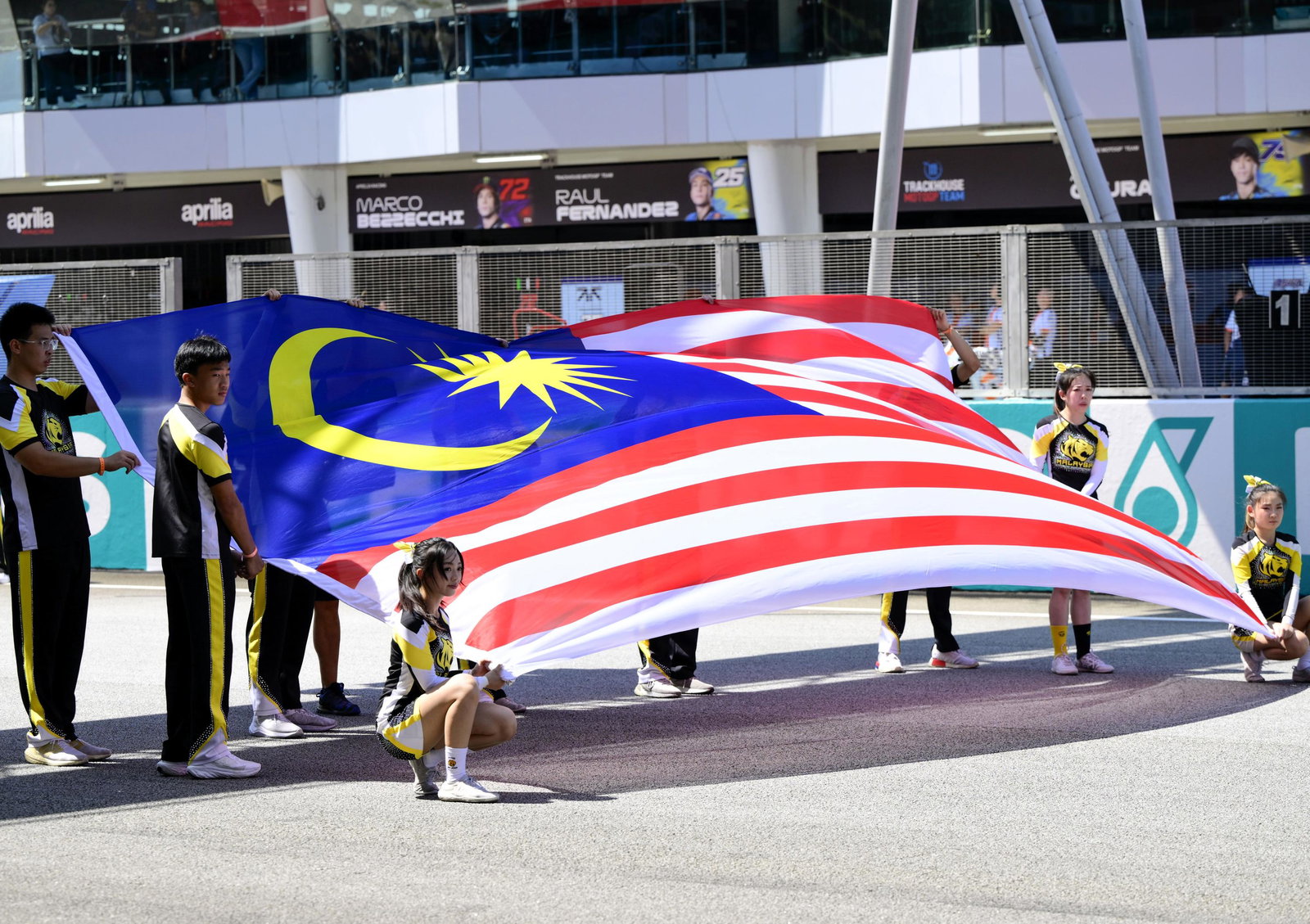 Malaysian flag, 2025 Malaysian MotoGP, Sepang.