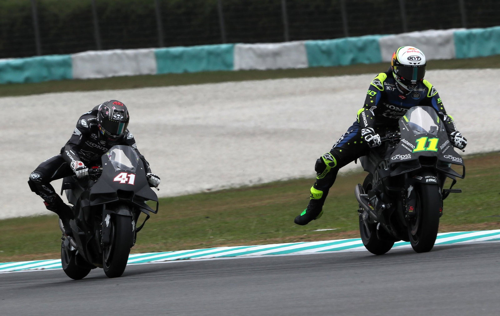 Moreira, Aleix Espargaro, 2026 Sepang MotoGP Shakedown.