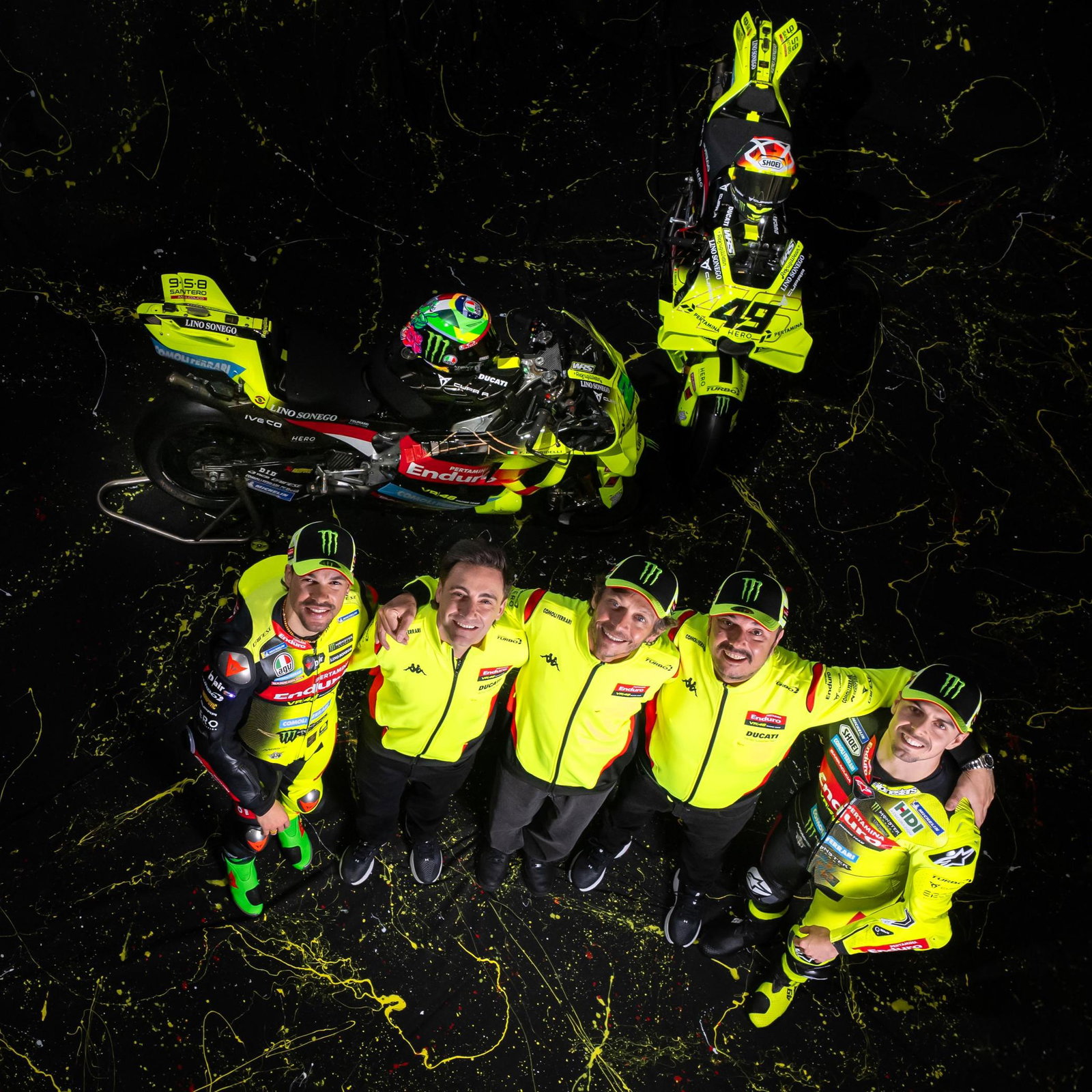 VR46 MotoGP team launch.