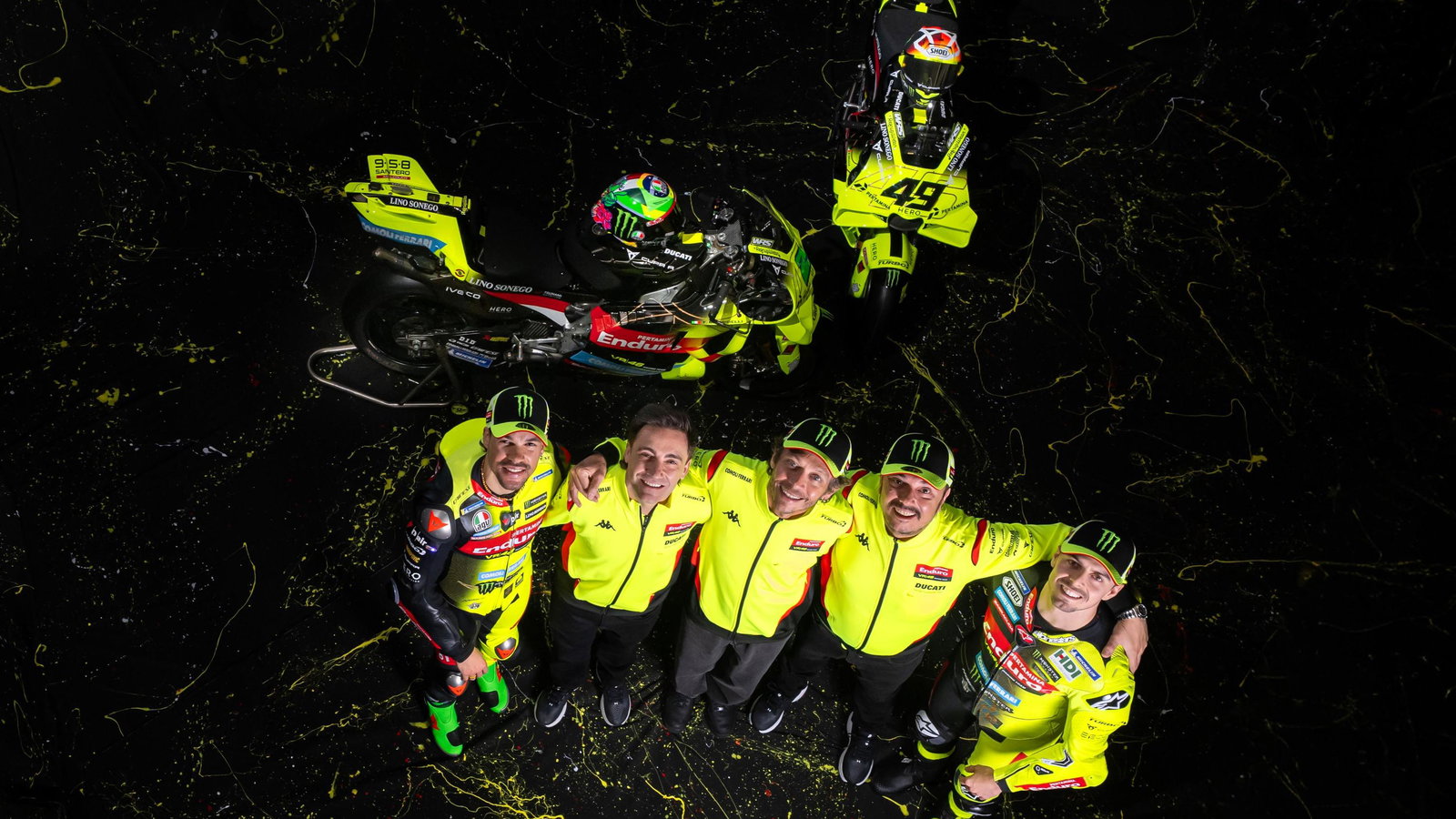 VR46 MotoGP team launch.