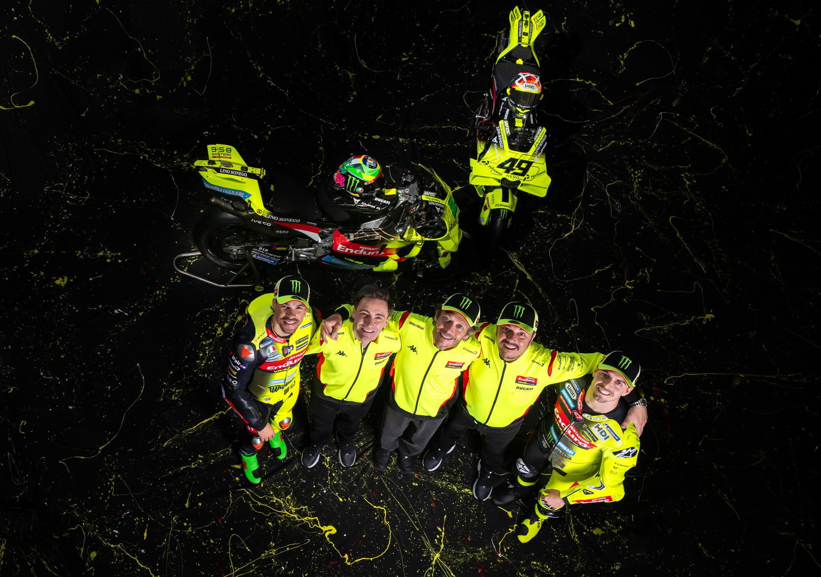 VR46 MotoGP team launch.