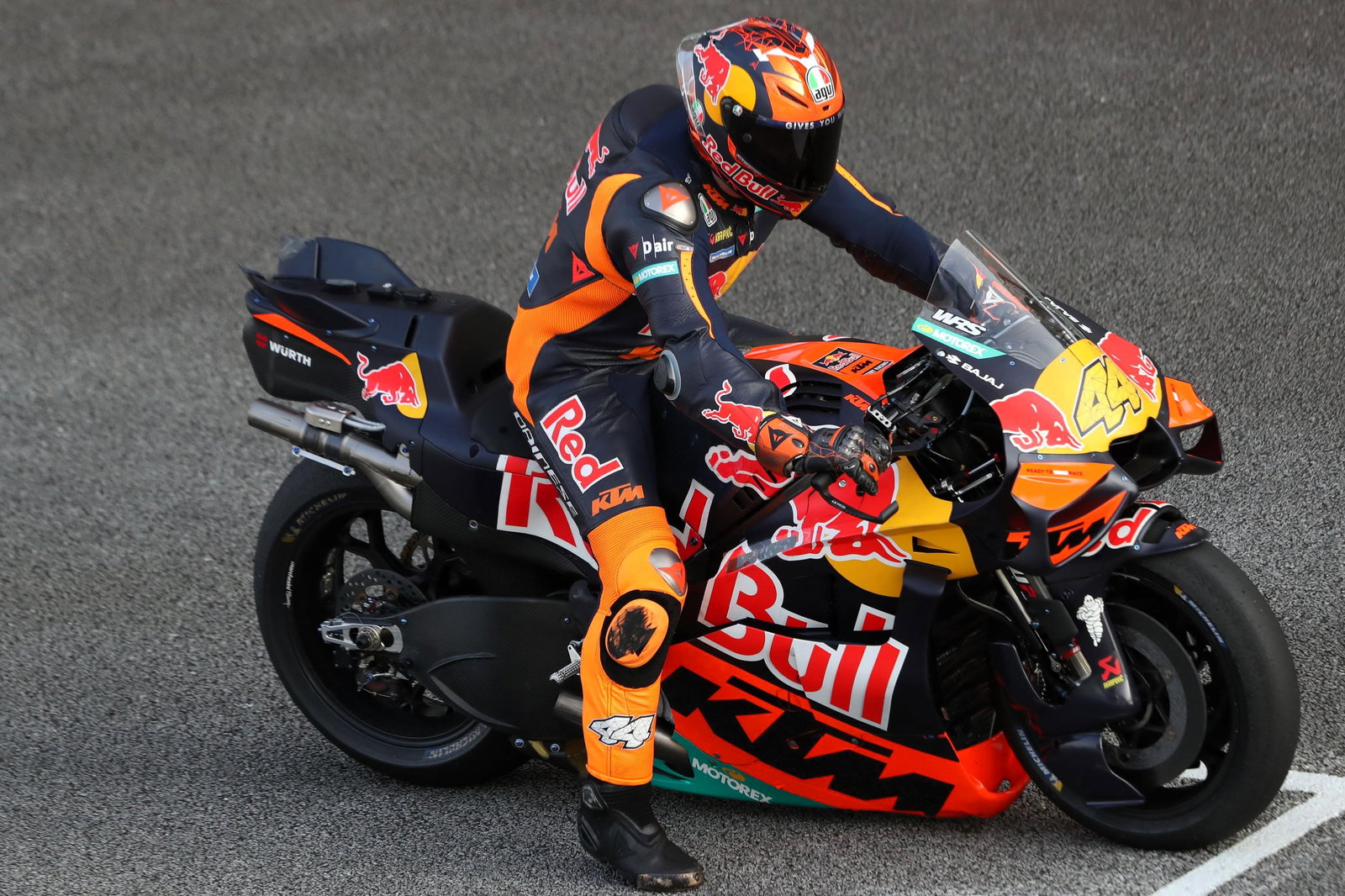 Pol Espargaro practice start, 2026 Sepang MotoGP Shakedown.