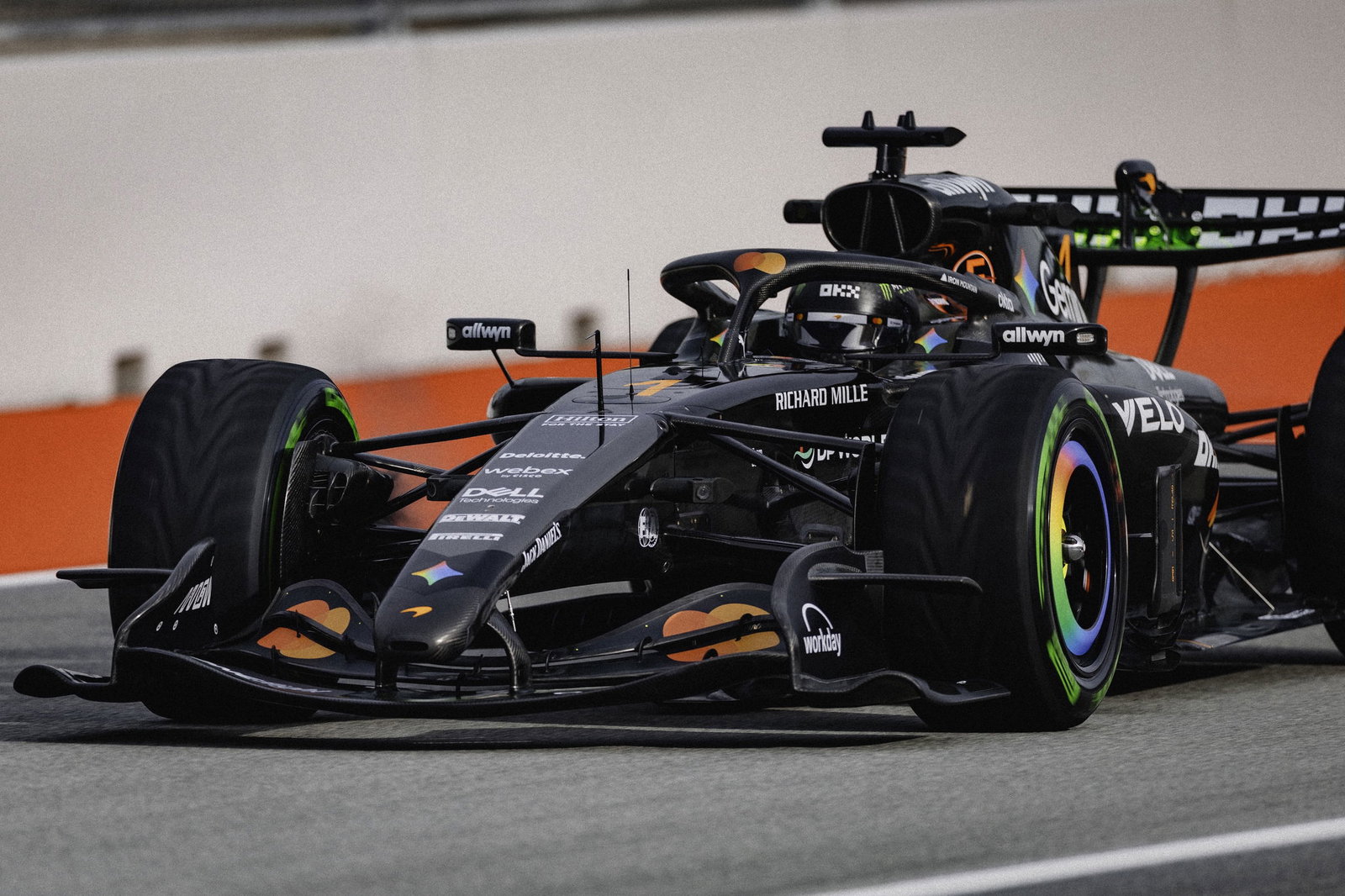 McLaren's MCL40 hit the track on Wednesday