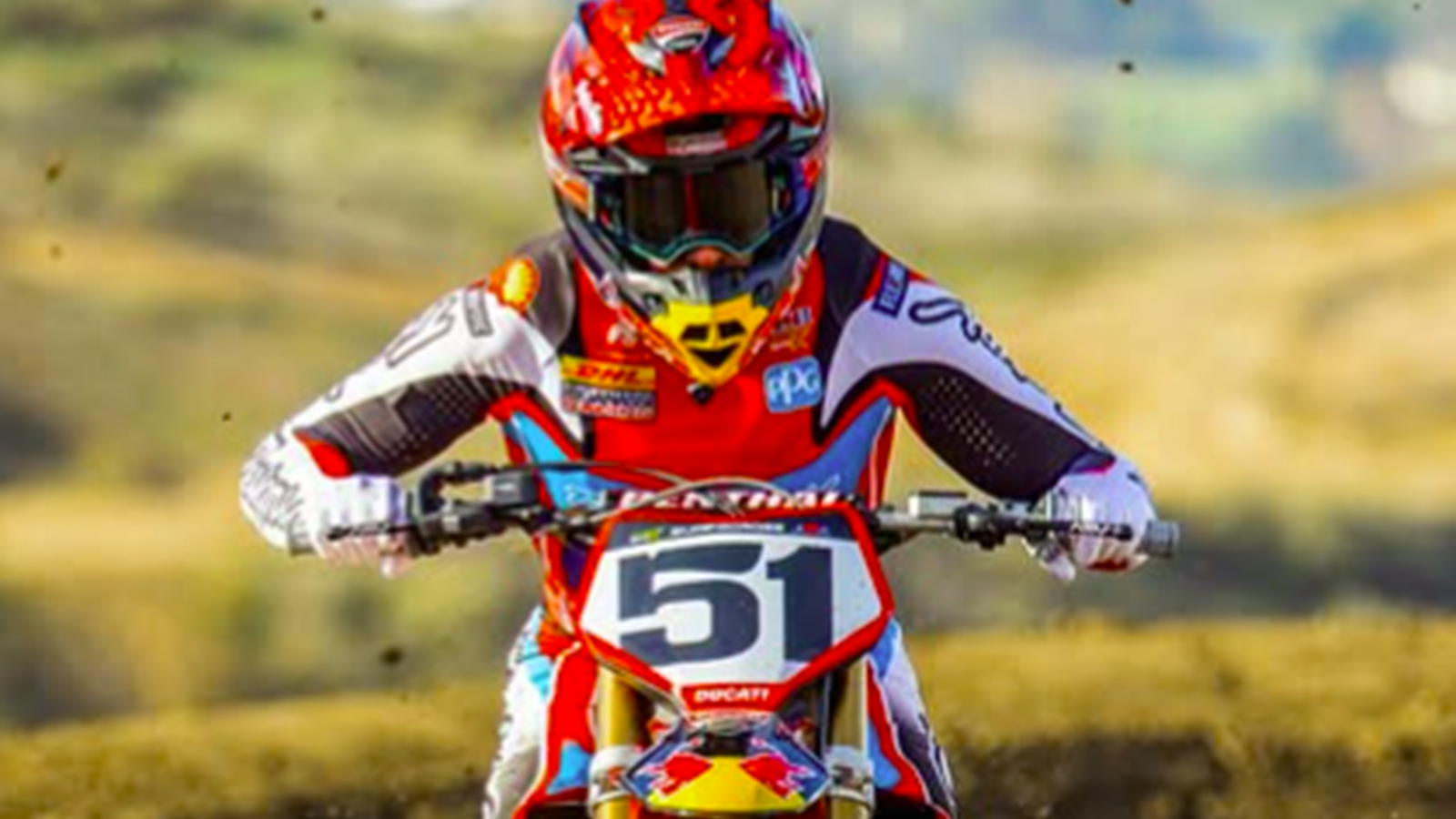 Justin Barcia, Troy Lee Designs Ducati team launch 2026. Credit: Instagram/Justin Barcia.