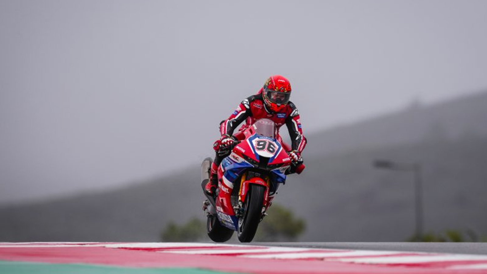 Jake Dixon, January 2026 Portimao WorldSBK Test. Credit: Honda Racing Corporation.