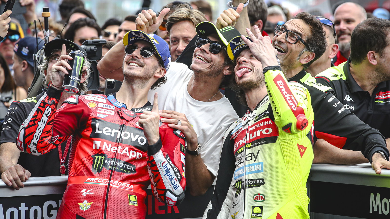 Pecco Bagnaia, Valentino Rossi