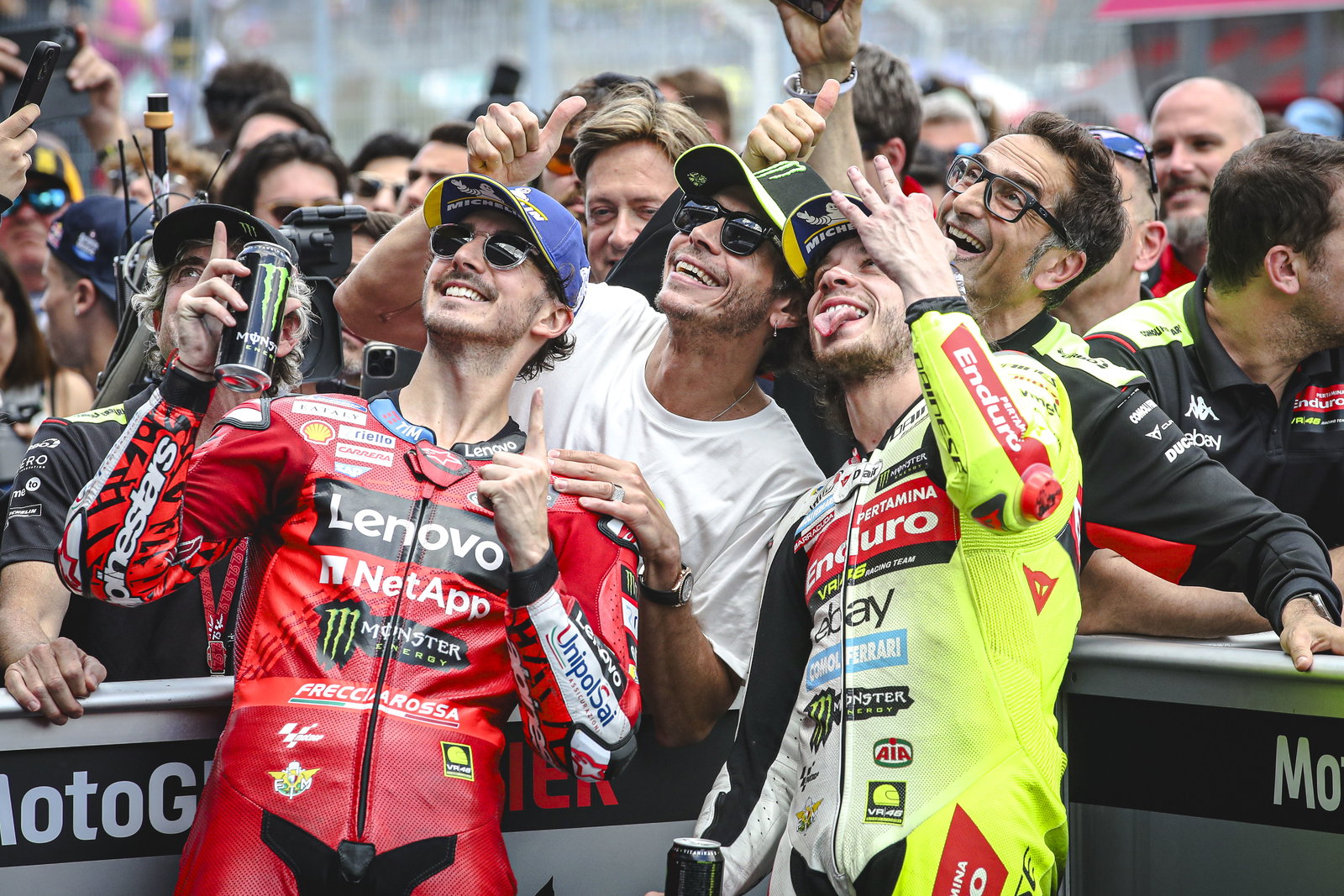 Pecco Bagnaia, Valentino Rossi