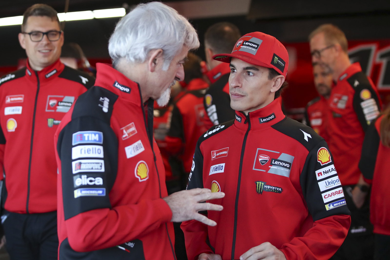 Gigi Dall'Igna, Marc Marquez, 2025 Valencia MotoGP