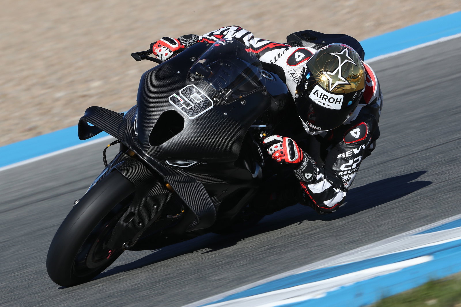 Danilo Petrucci, November 2025 Jerez WorldSBK test. Credit: Gold and Goose.