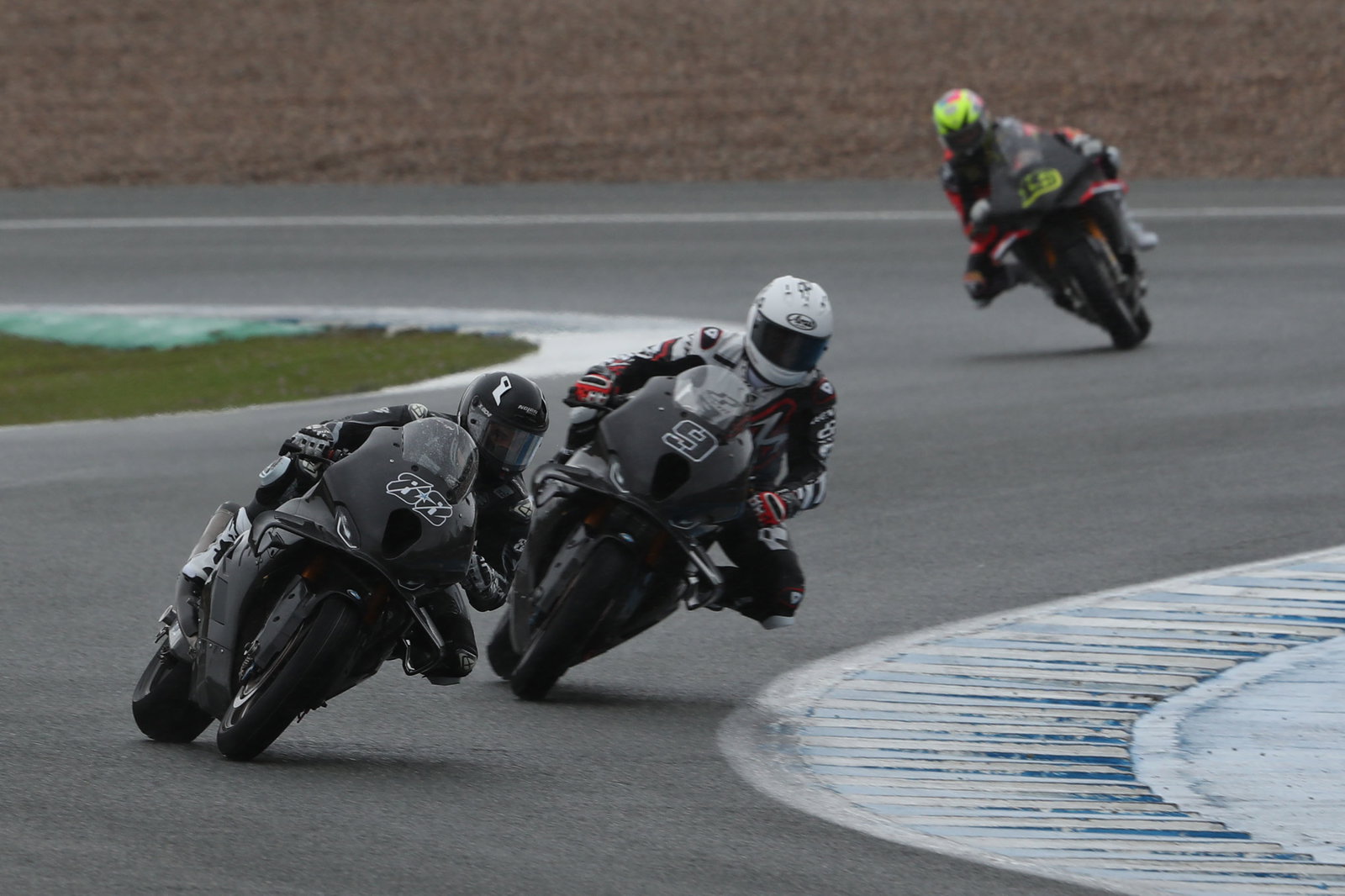 Miguel Oliveira, Danilo Petrucci, Januarry 2026 Jerez WorldSBK Test. Credit: Gold and Goose.
