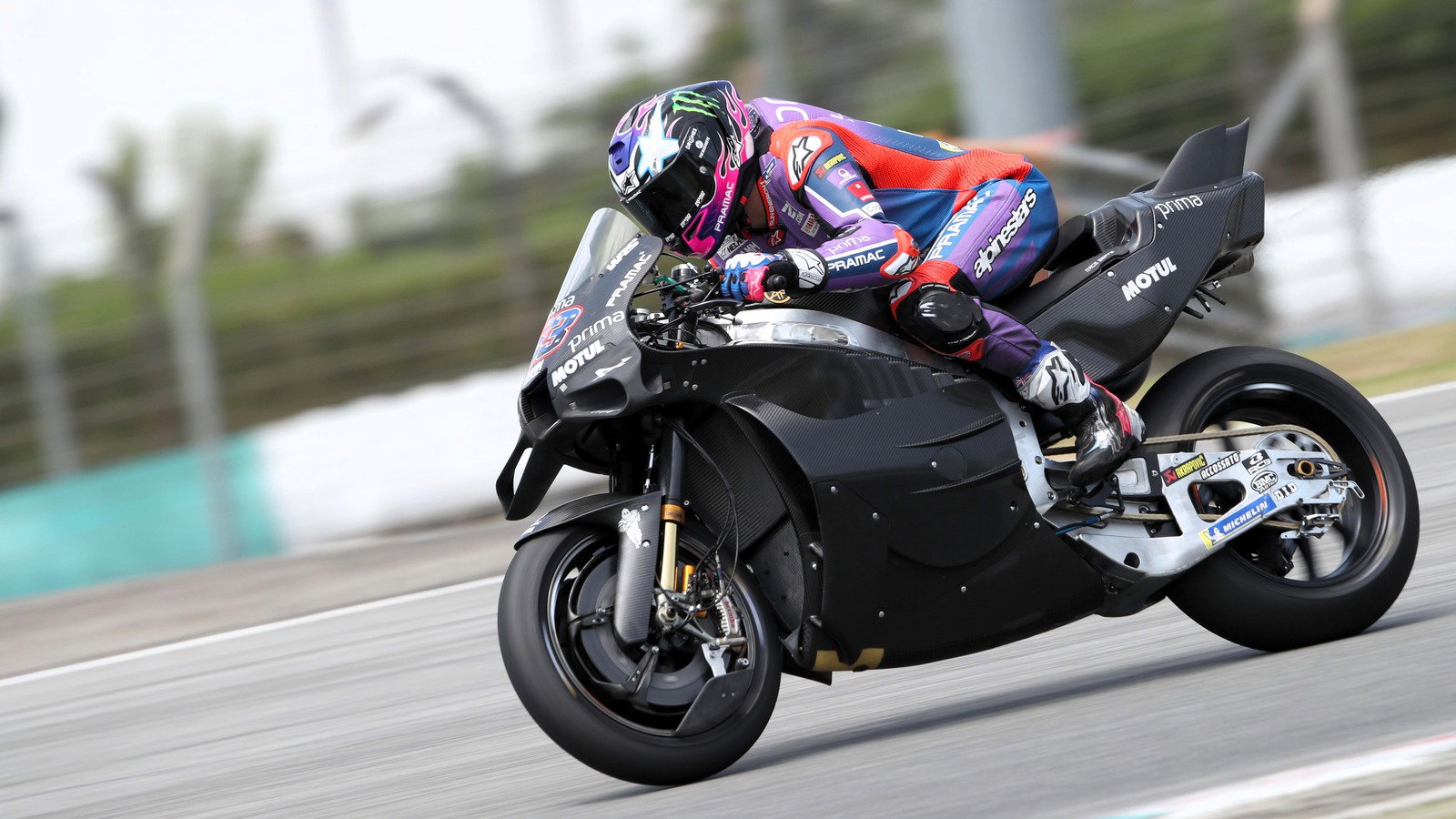 Jack Miller tries the new Yamaha aero, Sepang MotoGP Shakedown Test day three.