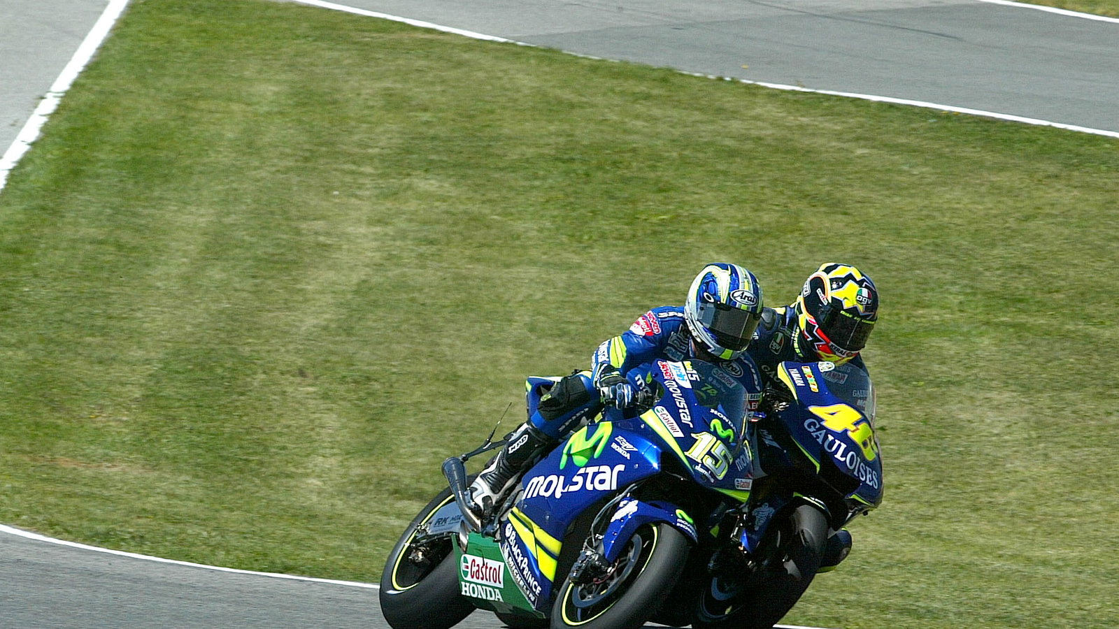 Valentino Rossi, Sete Gibernau, 2005 Spanish MotoGP
