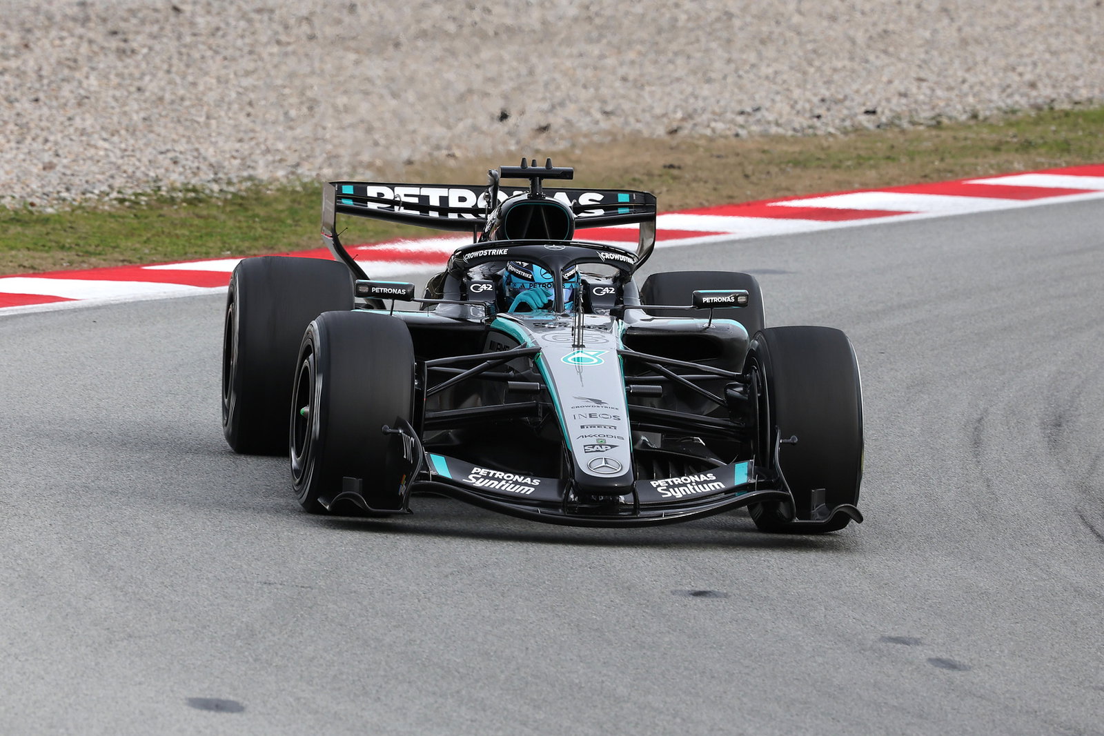Mercedes once again impressed on day four