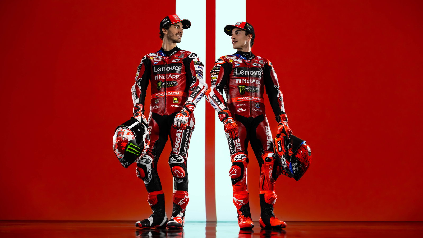 Pecco Bagnaia, Marc Marquez, 2026 Ducati livery