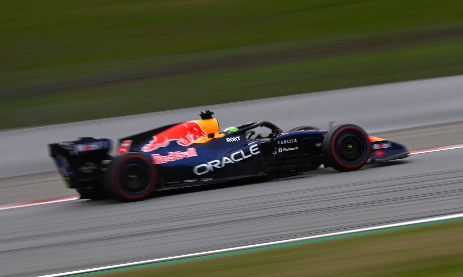 Hadjar crashed on the second day of testing