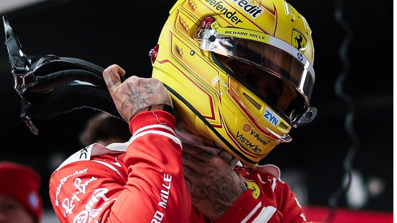 Hamilton is hoping for a better second season with Ferrari