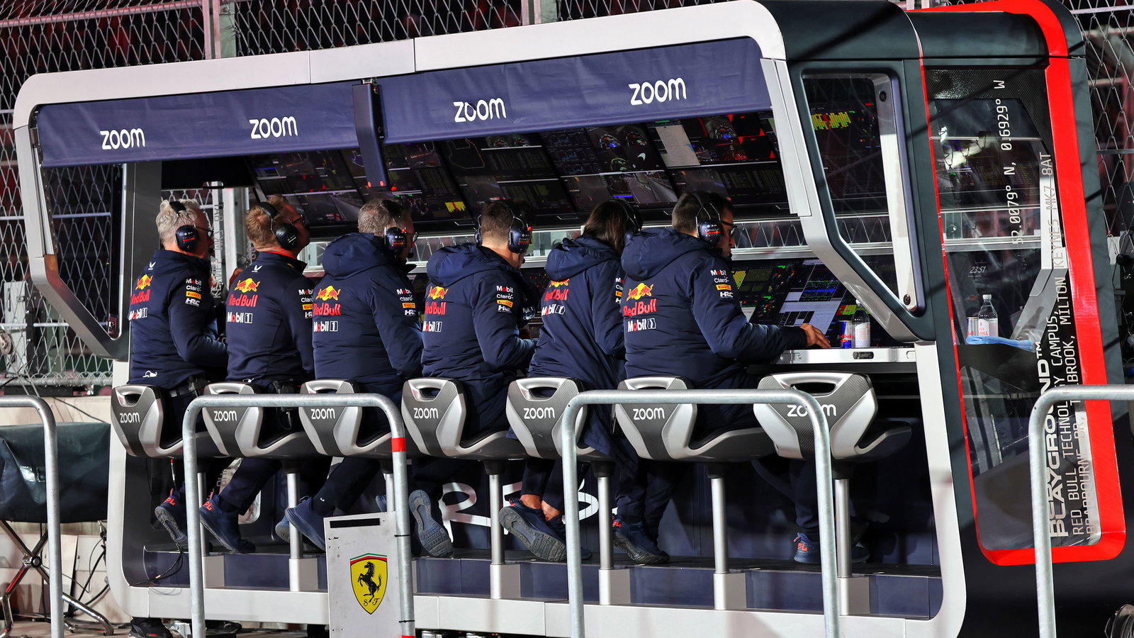 Red Bull F1 pit gantry