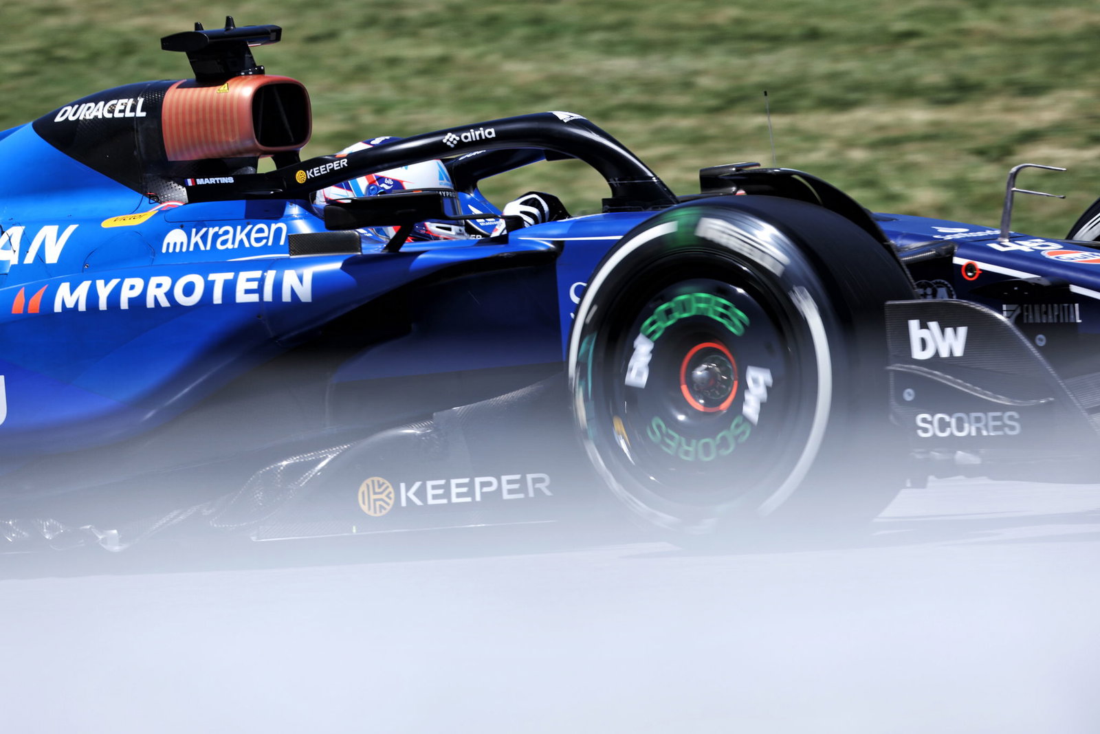 Martins has driven Williams F1 machinery