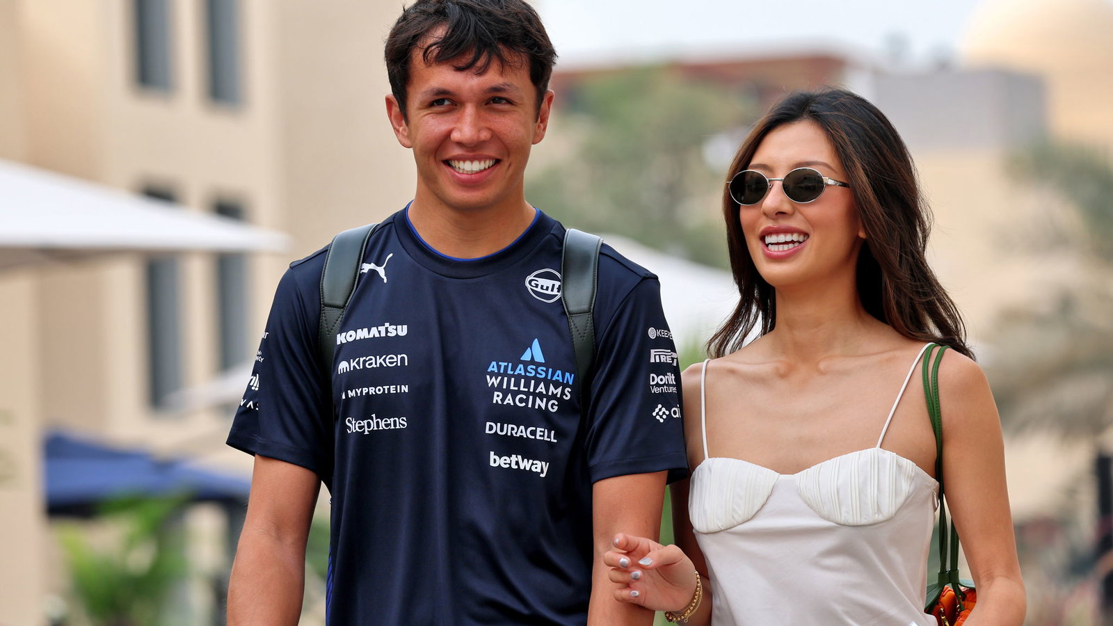 Alex Albon and Lily Muni He 