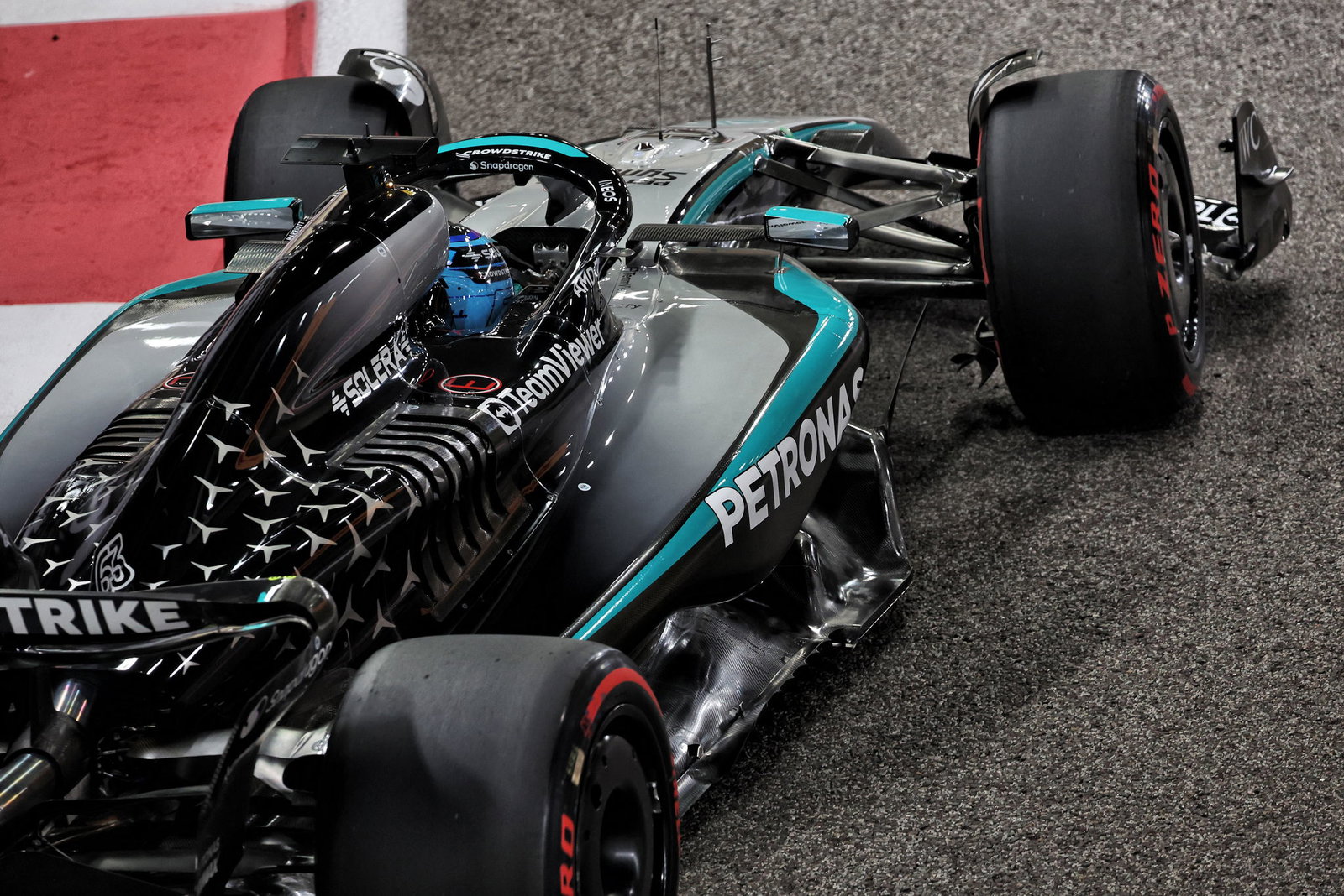 Mercedes secured P2 in the constructors' in 2025