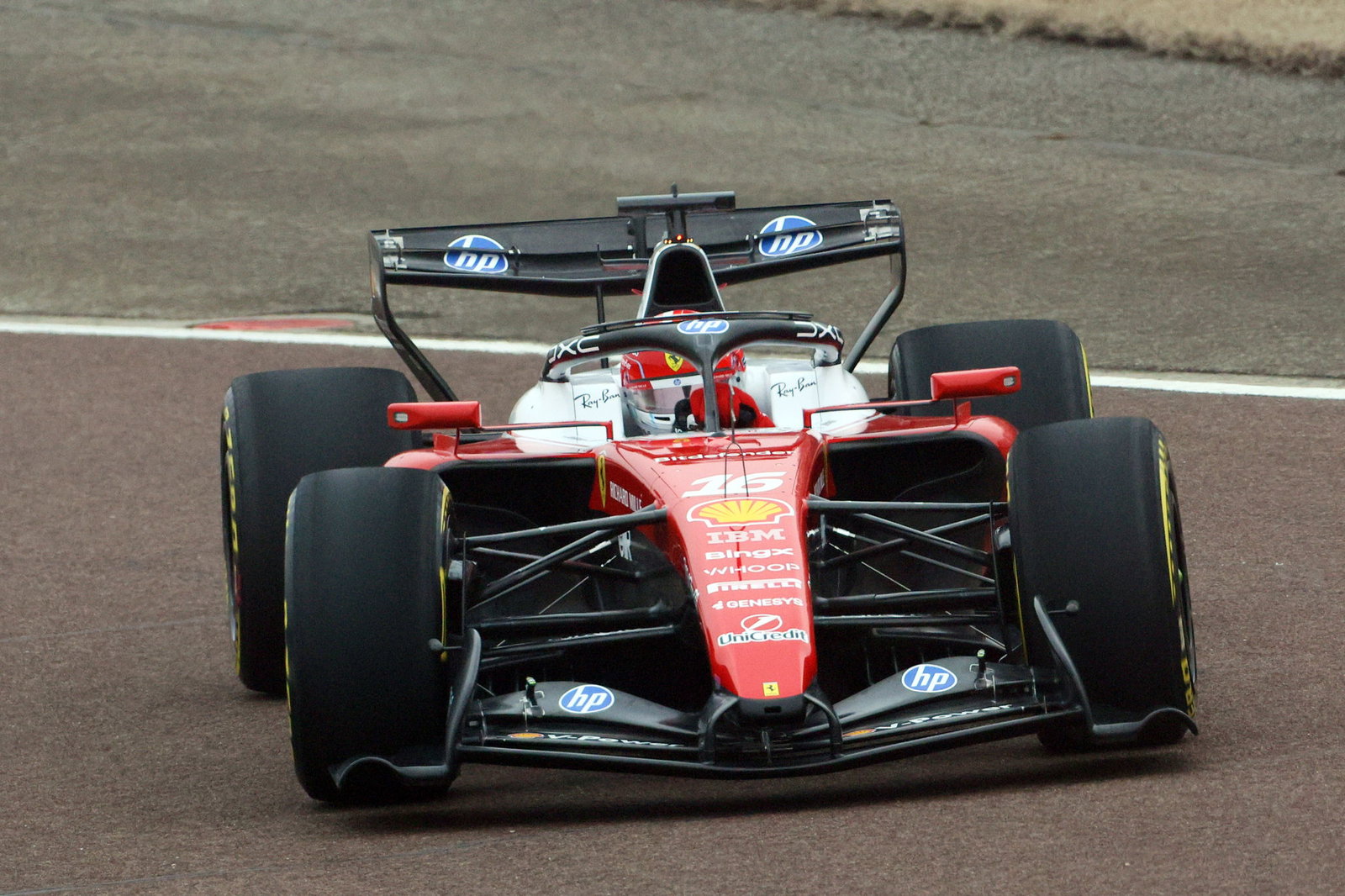 Leclerc trying out the SF-26 on Friday