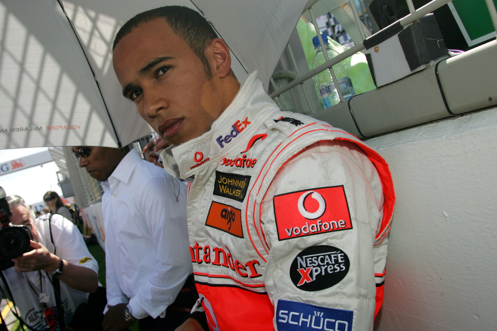 Hamilton debuted in F1 with McLaren in 2007
