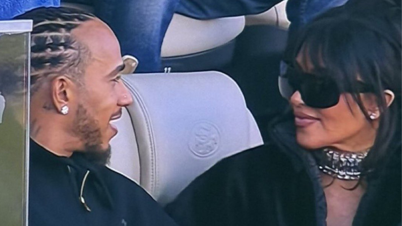 Lewis Hamilton and Kim Kardashian 