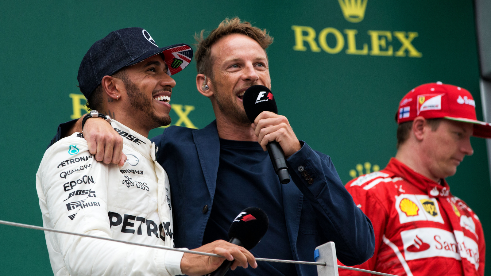 Jenson Button and Lewis Hamilton