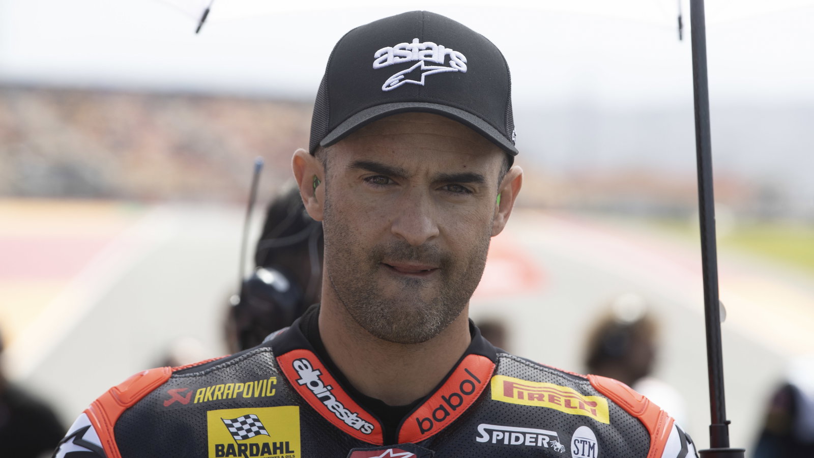 Xavi Fores, 2022 Argentinian WorldSBK, grid. Credit: Gold and Goose.