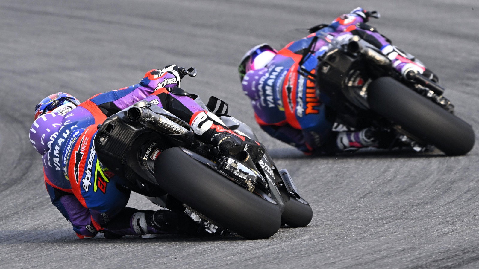 Toprak Razgatlioglu follows Jack Miller, 2026 Sepang MotoGP Test (Gold&Goose).