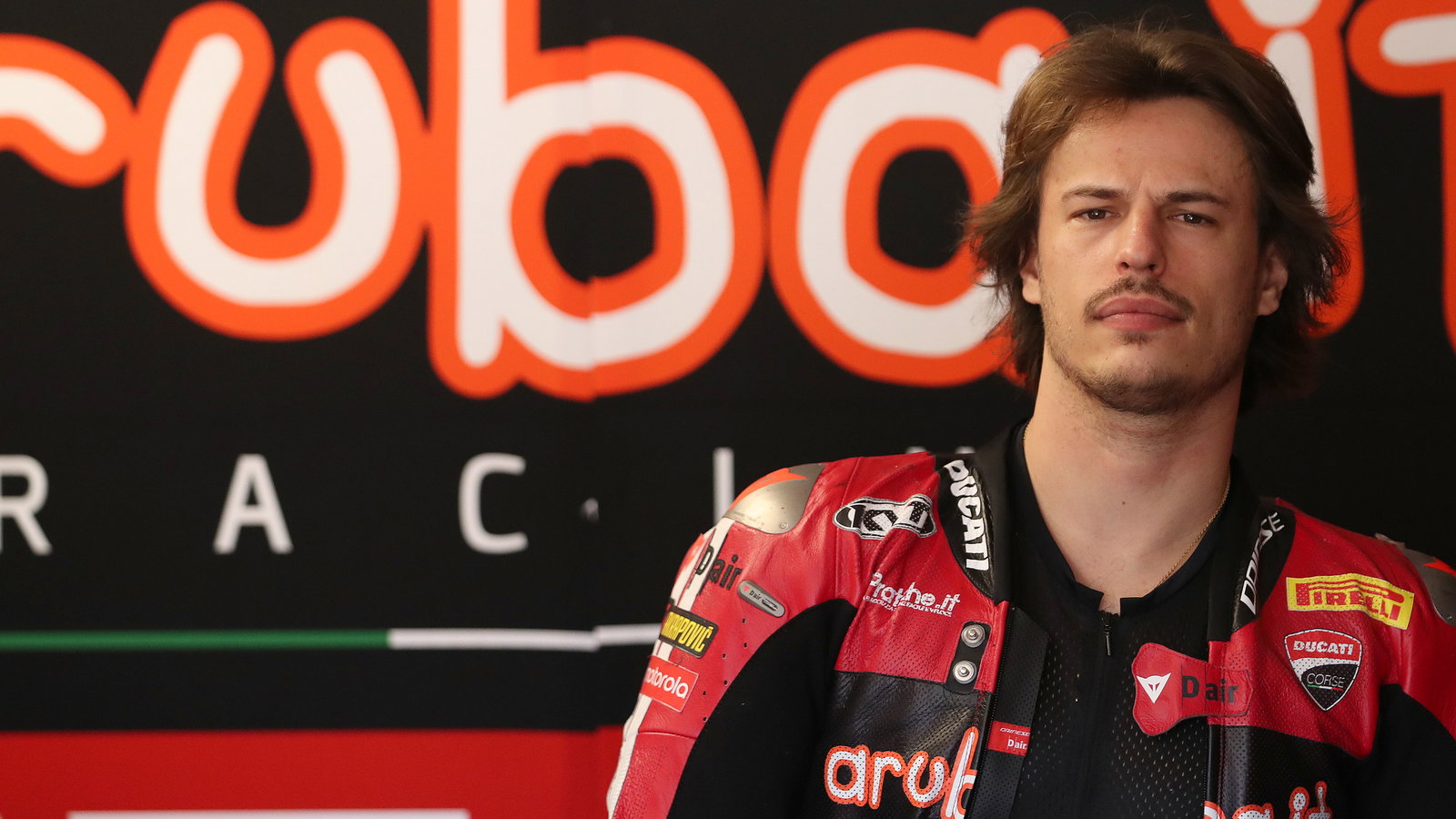 Nicolo Bulega, 2026 WorldSBK Phillip Island test, pit box. Credit: Gold and Goose.