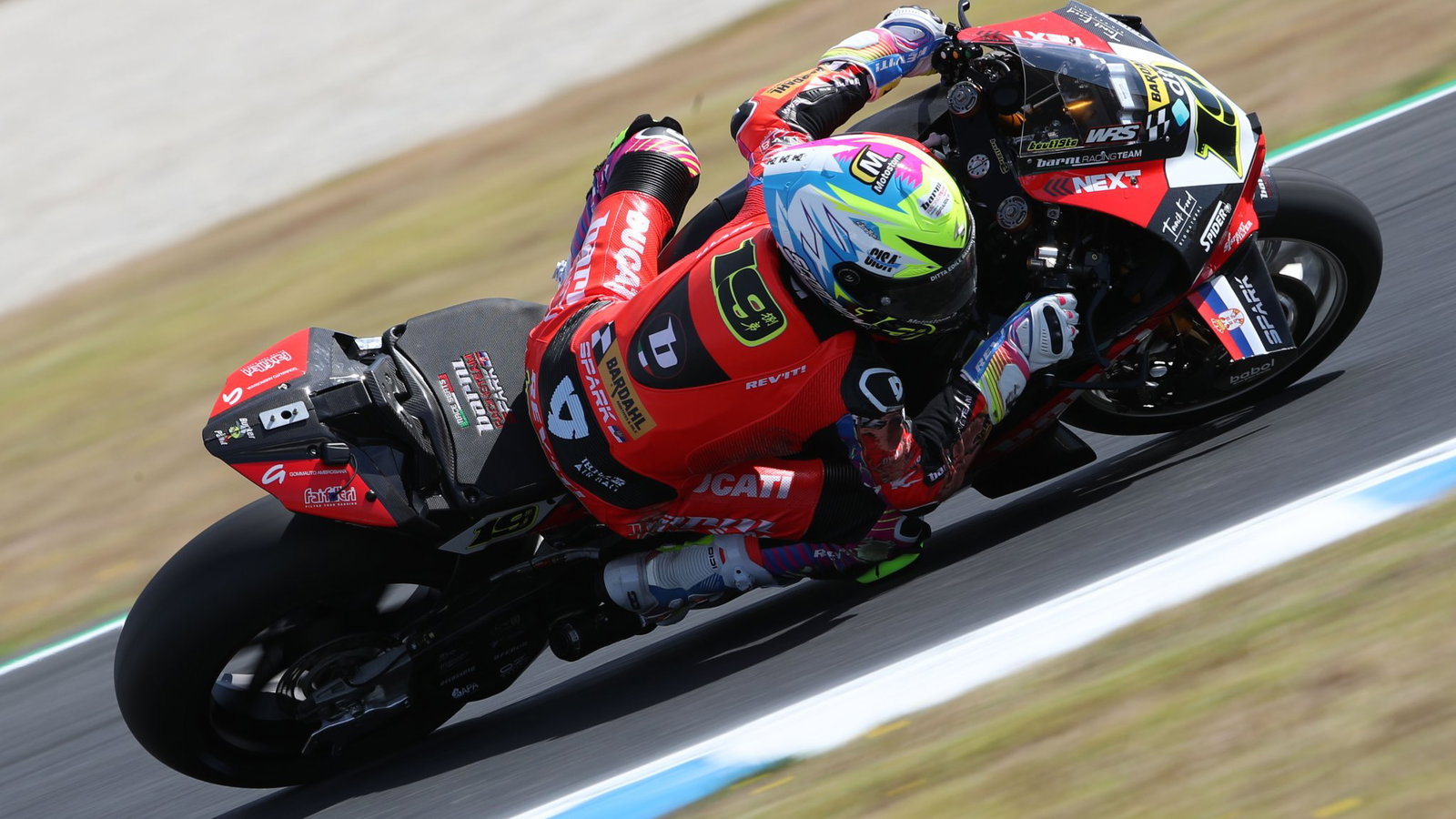 Alvaro Bautista, 2026 Phillip Island WorldSBK Test. Credit: Gold and Goose.
