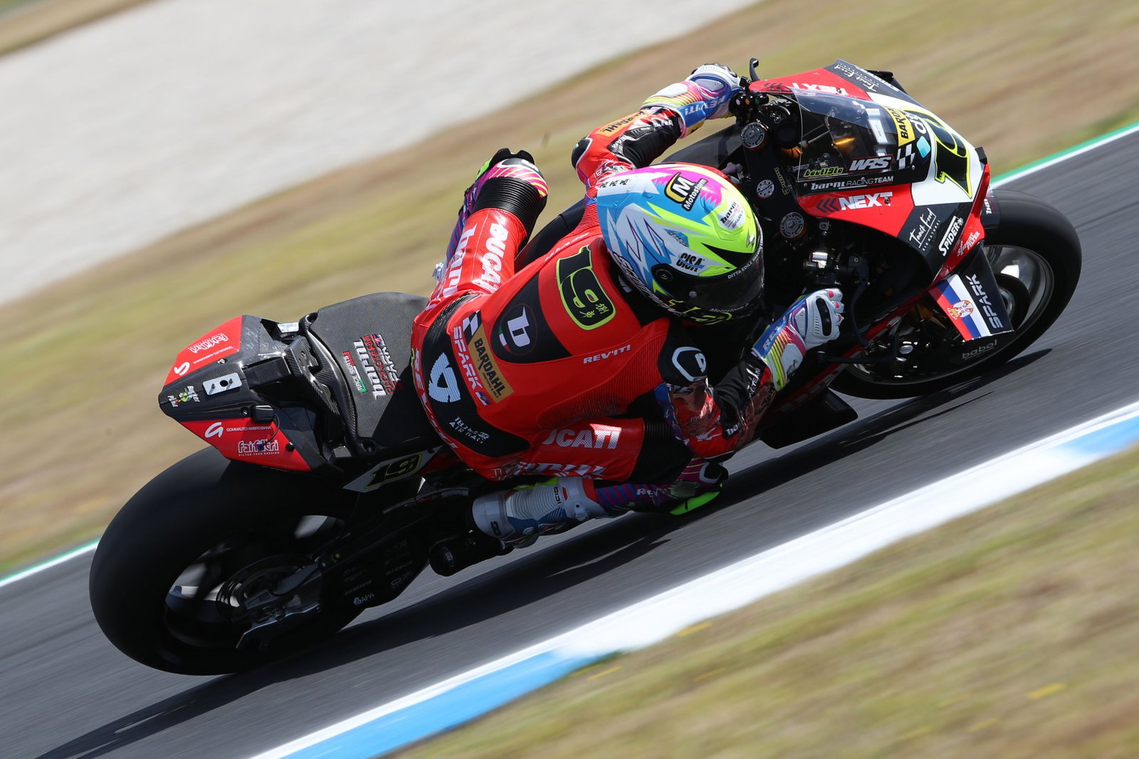 Alvaro Bautista, 2026 Phillip Island WorldSBK Test. Credit: Gold and Goose.