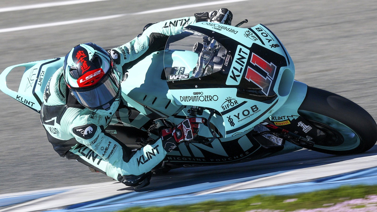 Alex Escrig, Jerez Moto2 Test.