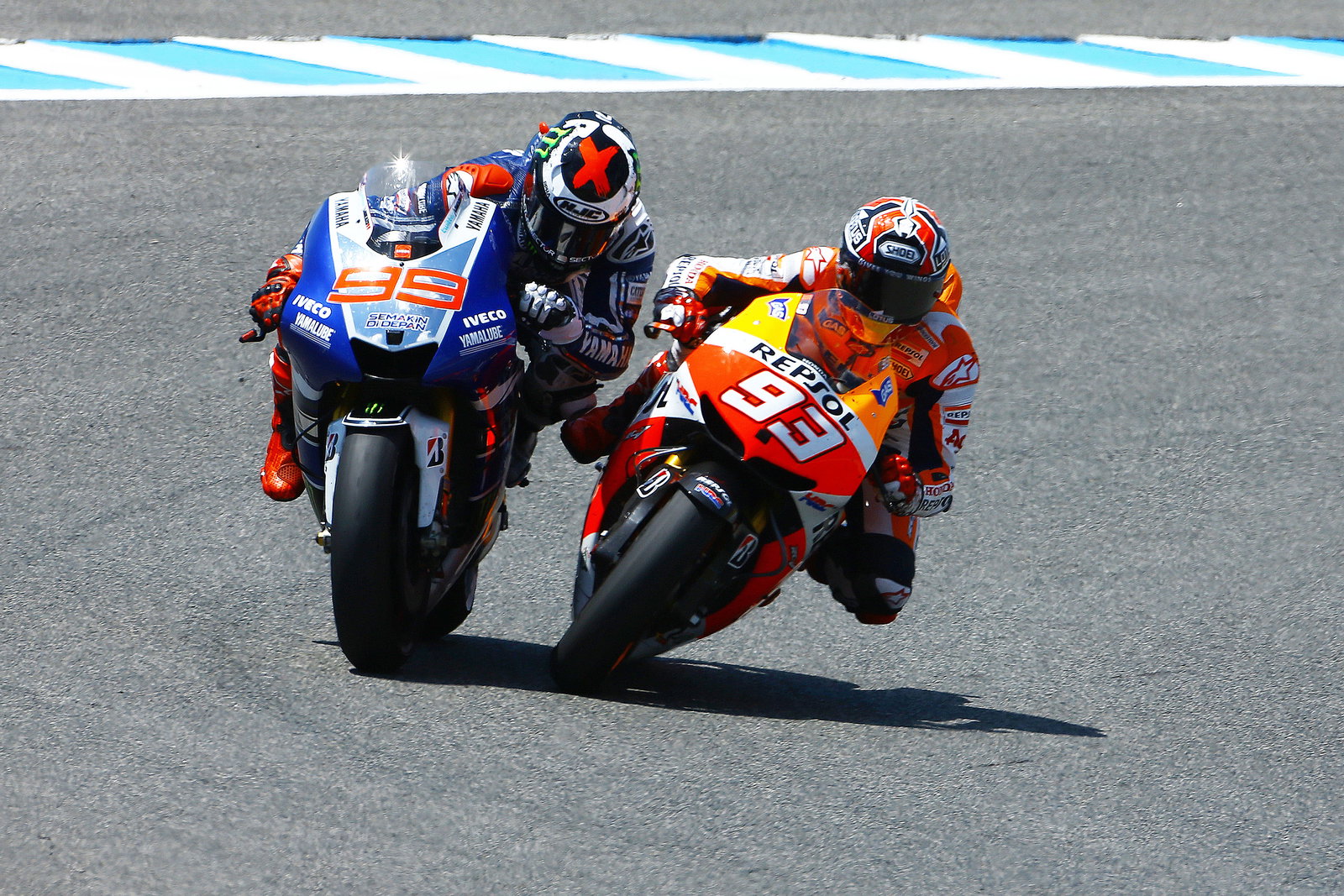 Marc Marquez, Jorge Lorenzo, 2013 Spanish MotoGP