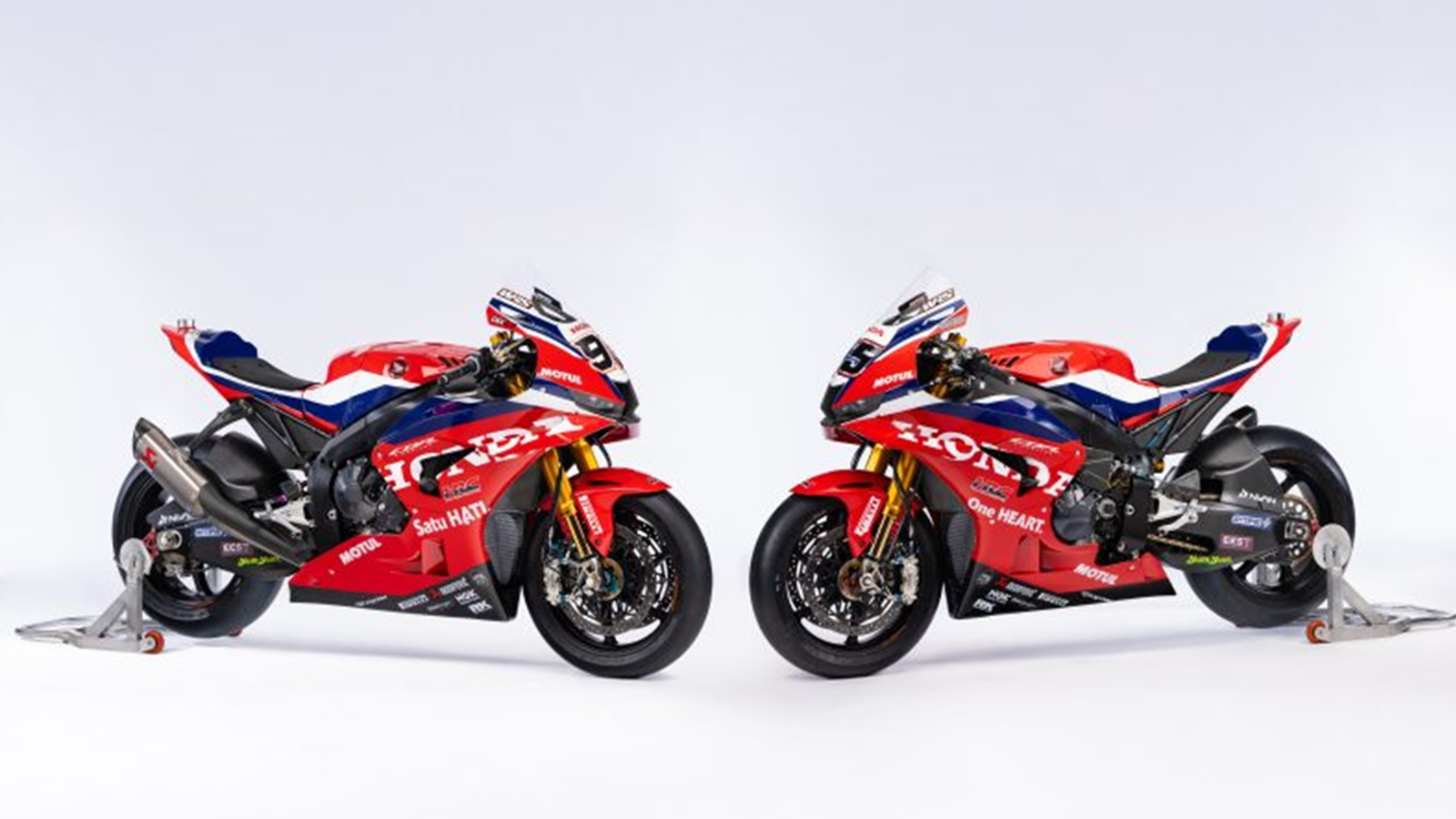 2026 Honda HRC WorldSBK bikes. Credit: Honda Racing Corporation.