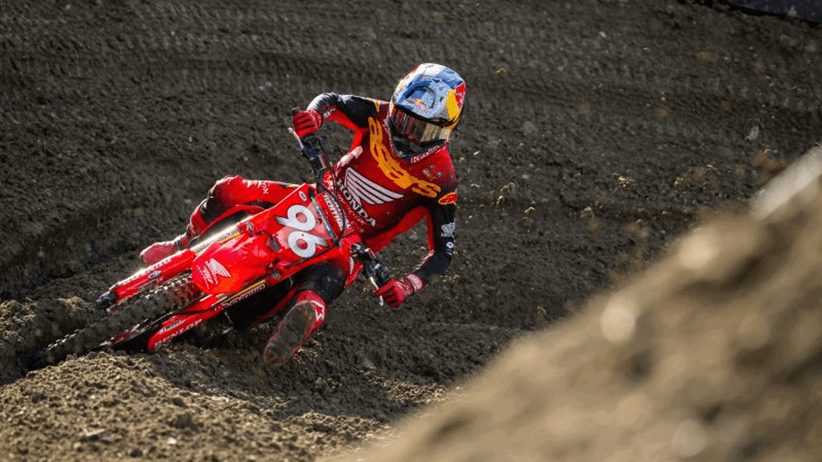 Hunter Lawrence, 2026 Seattle AMA Supercross. Credit: Honda Racing Corporation.
