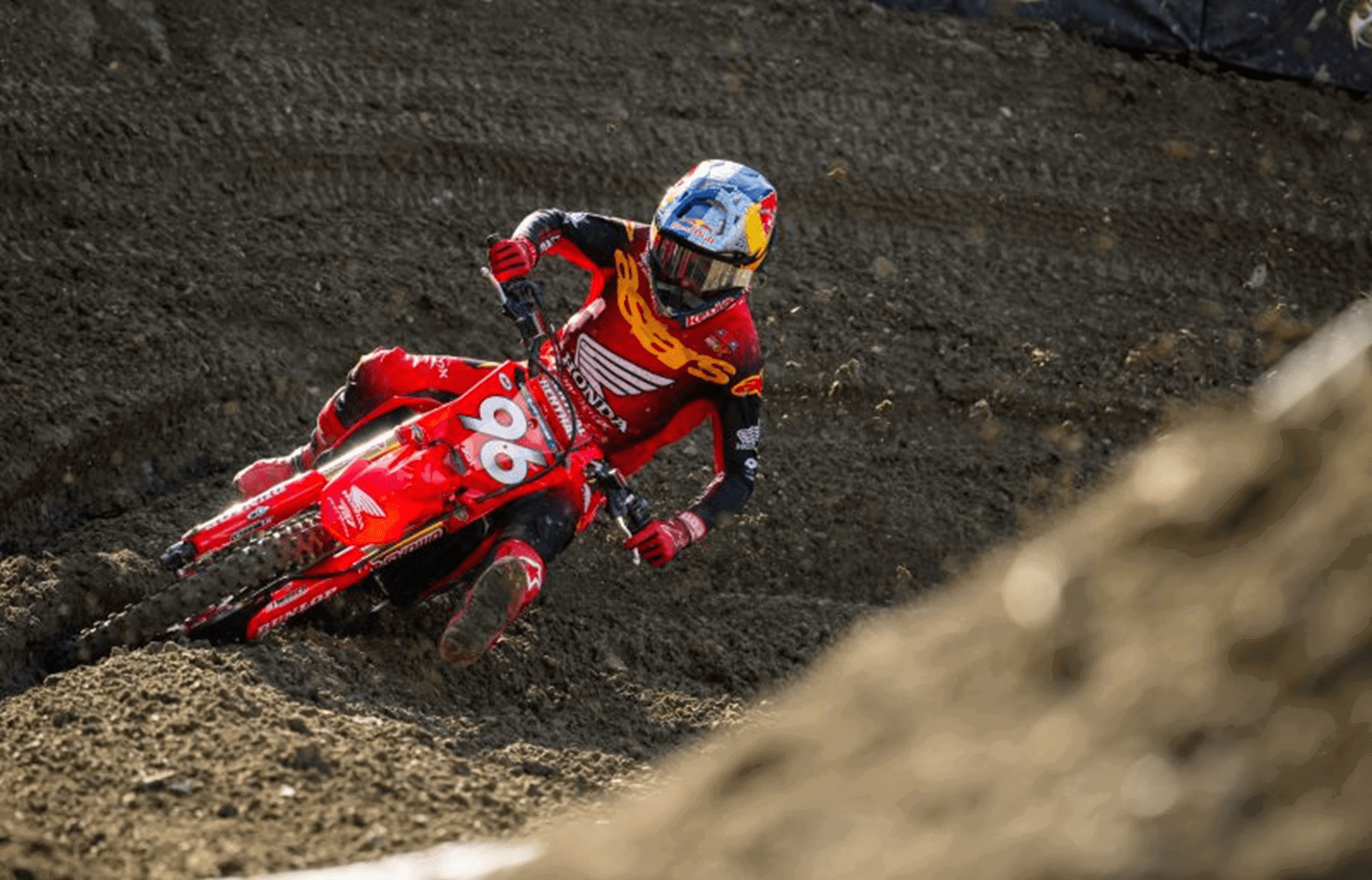 Hunter Lawrence, 2026 Seattle AMA Supercross. Credit: Honda Racing Corporation.